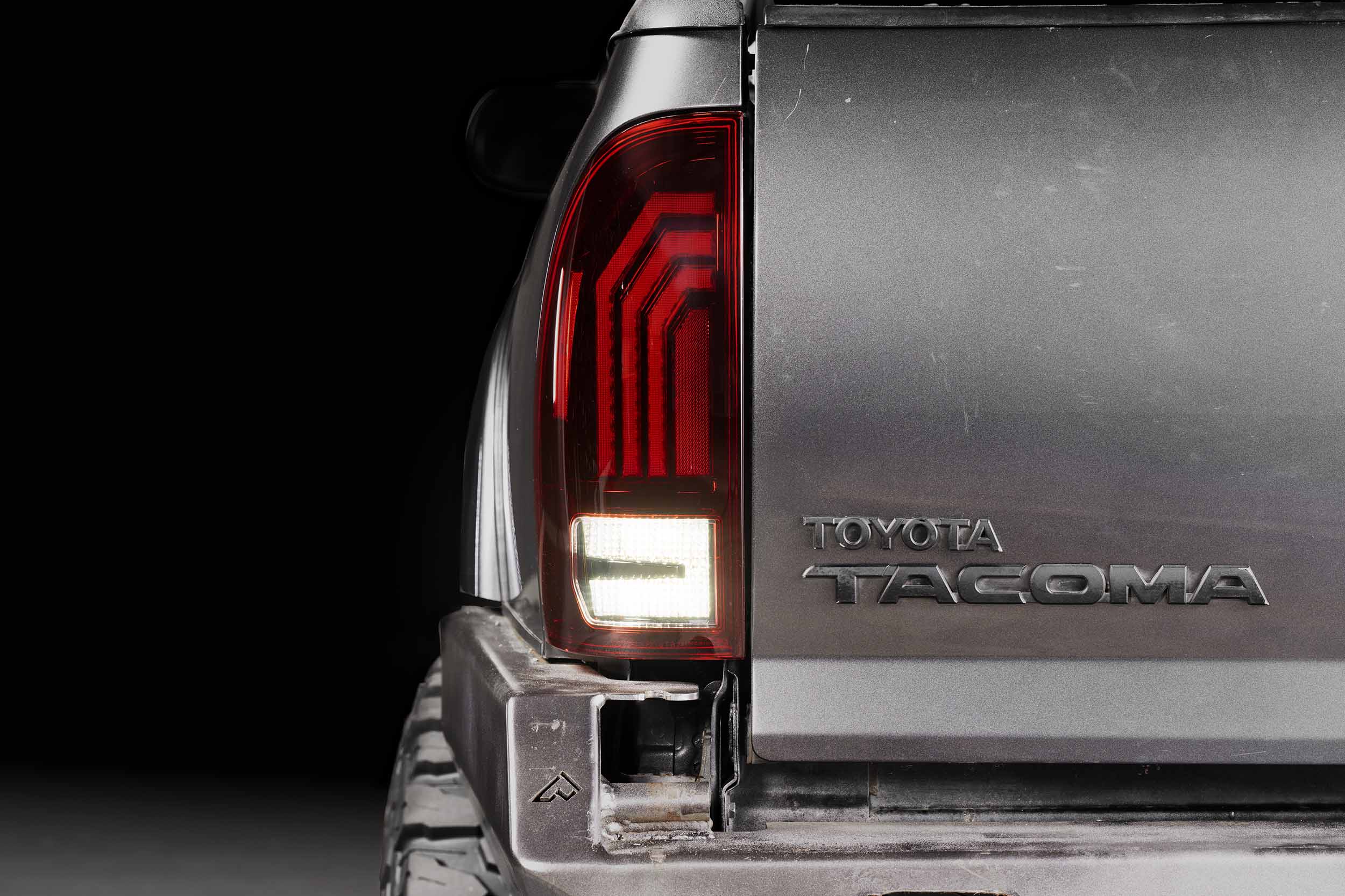 XB LED Tail Lights: 2005-2015 Toyota Tacoma, Set (Choose Red or Clear Lens) - Apollo Off-Road