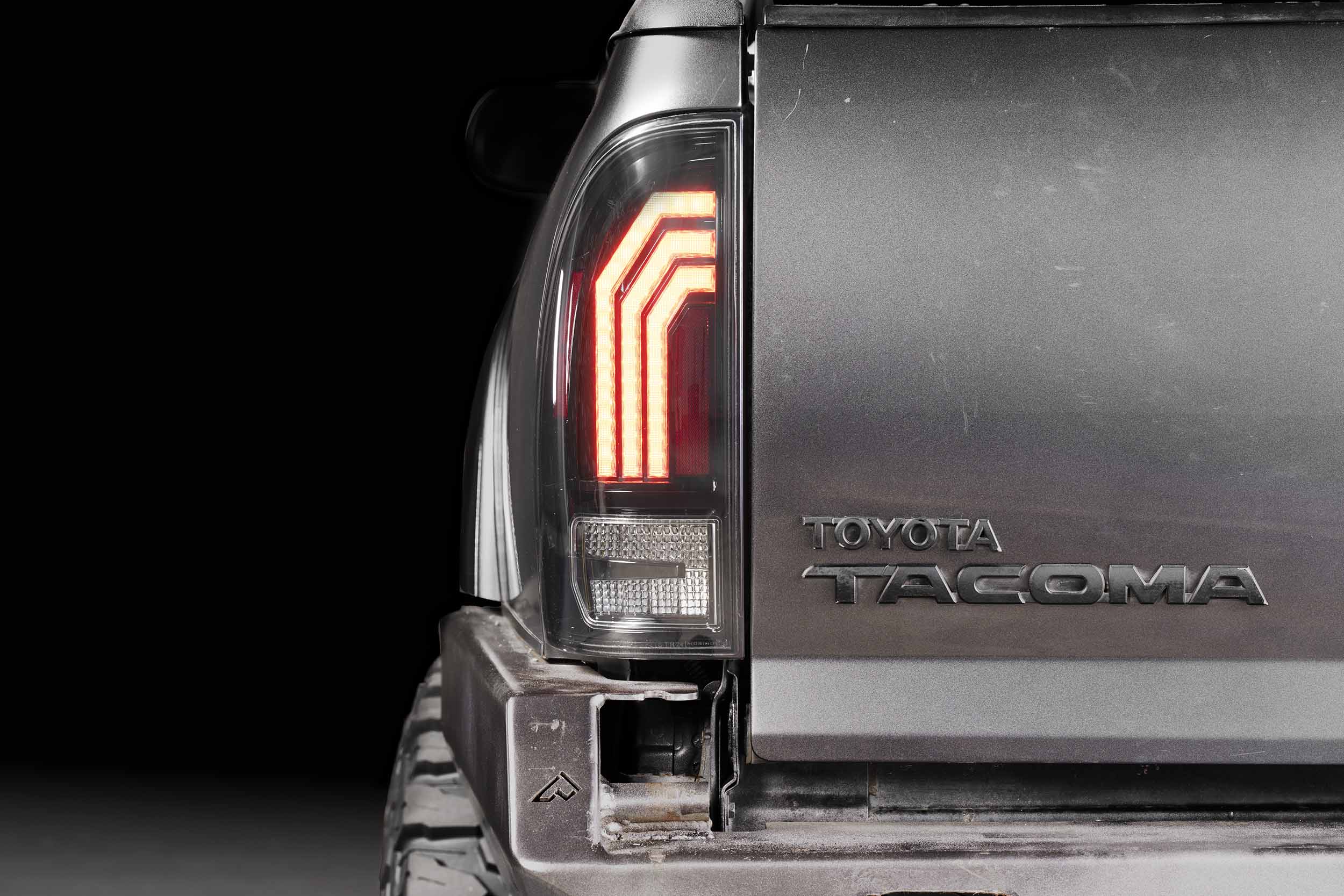 XB LED Tail Lights: 2005-2015 Toyota Tacoma, Set (Choose Red or Clear Lens) - Apollo Off-Road