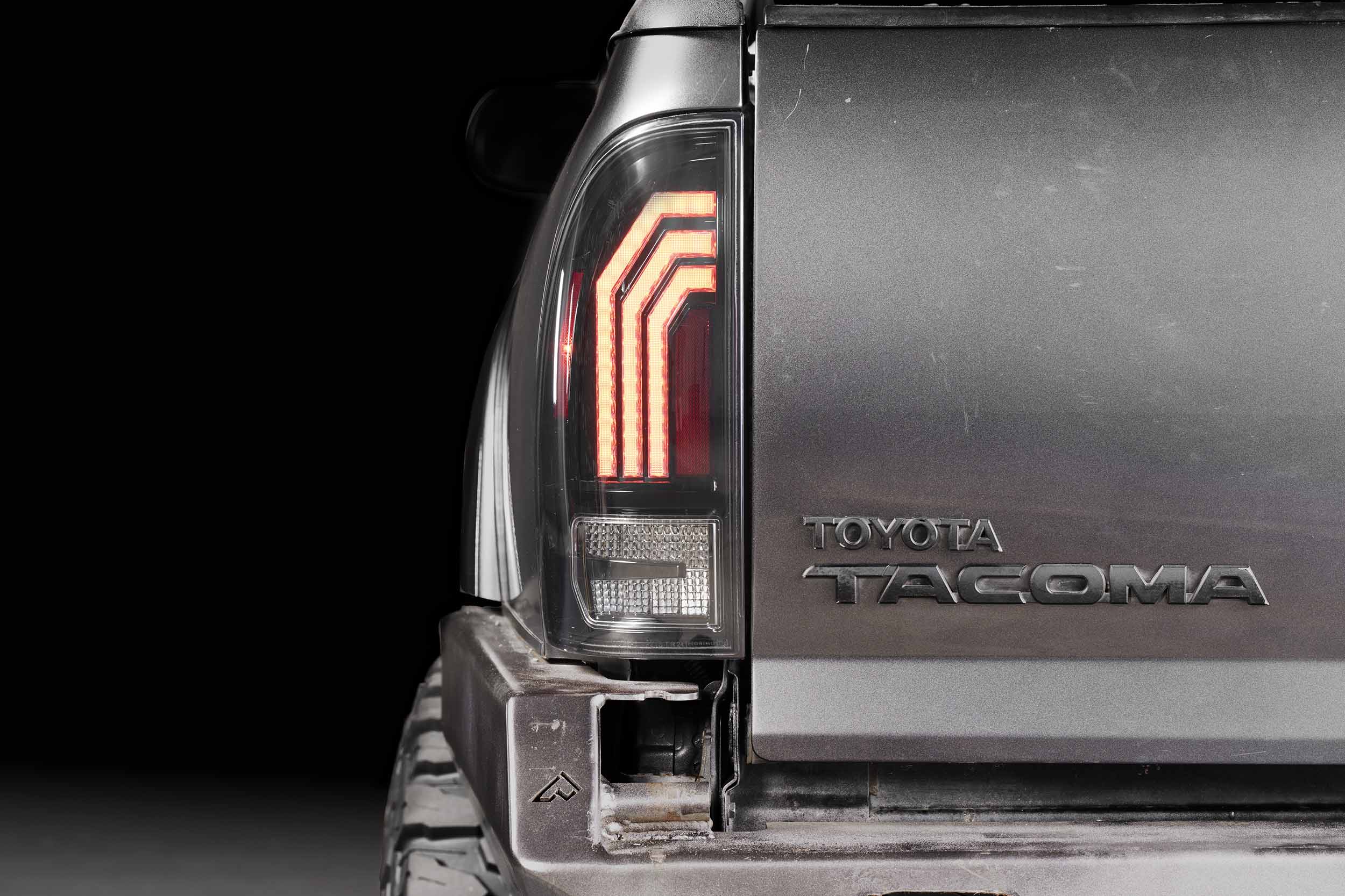 XB LED Tail Lights: 2005-2015 Toyota Tacoma, Set (Choose Red or Clear Lens) - Apollo Off-Road