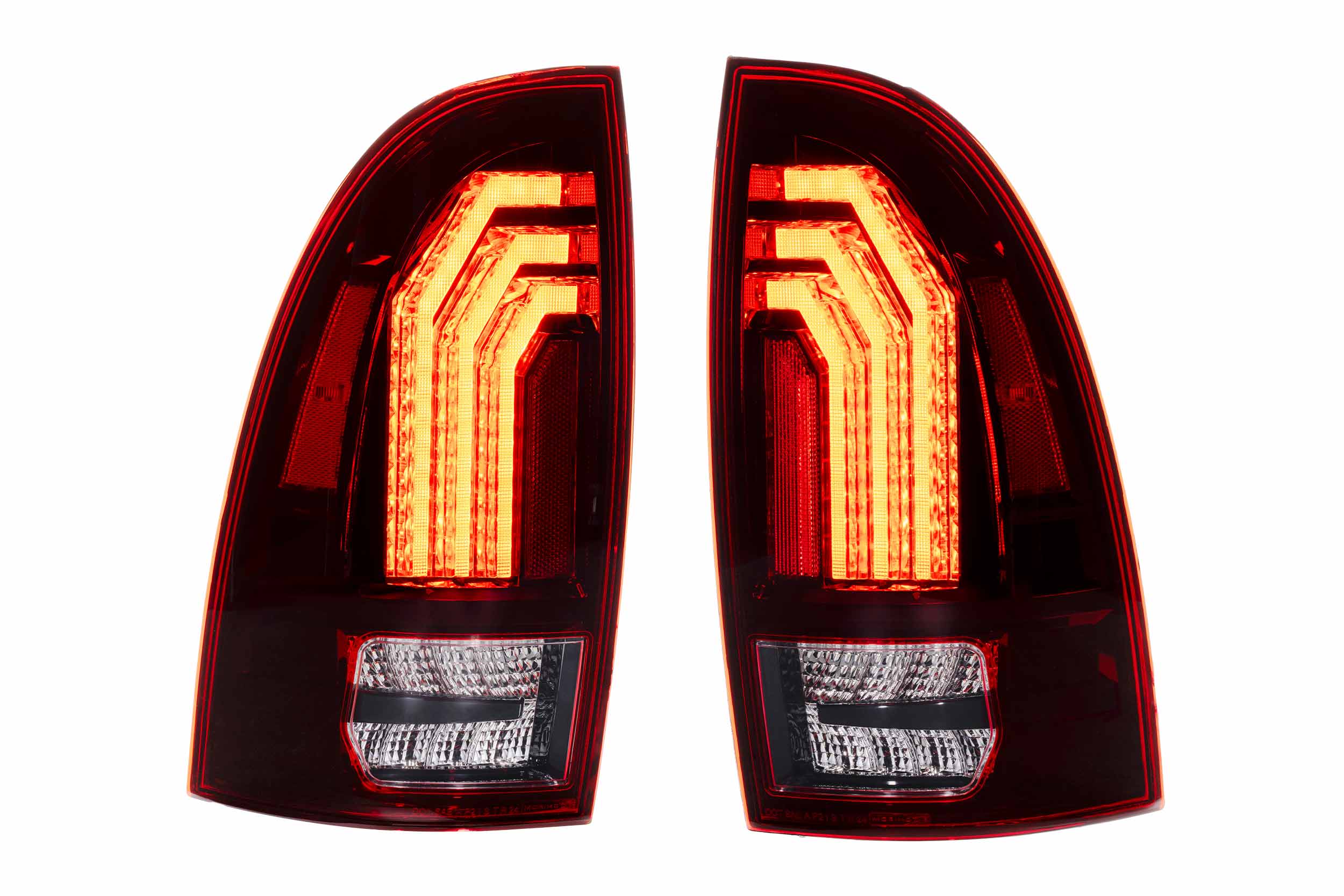 XB LED Tail Lights: 2005-2015 Toyota Tacoma, Set (Choose Red or Clear Lens) - Apollo Off-Road