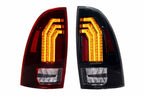 XB LED Tail Lights: 2005-2015 Toyota Tacoma, Set (Choose Red or Clear Lens) - Apollo Off-Road