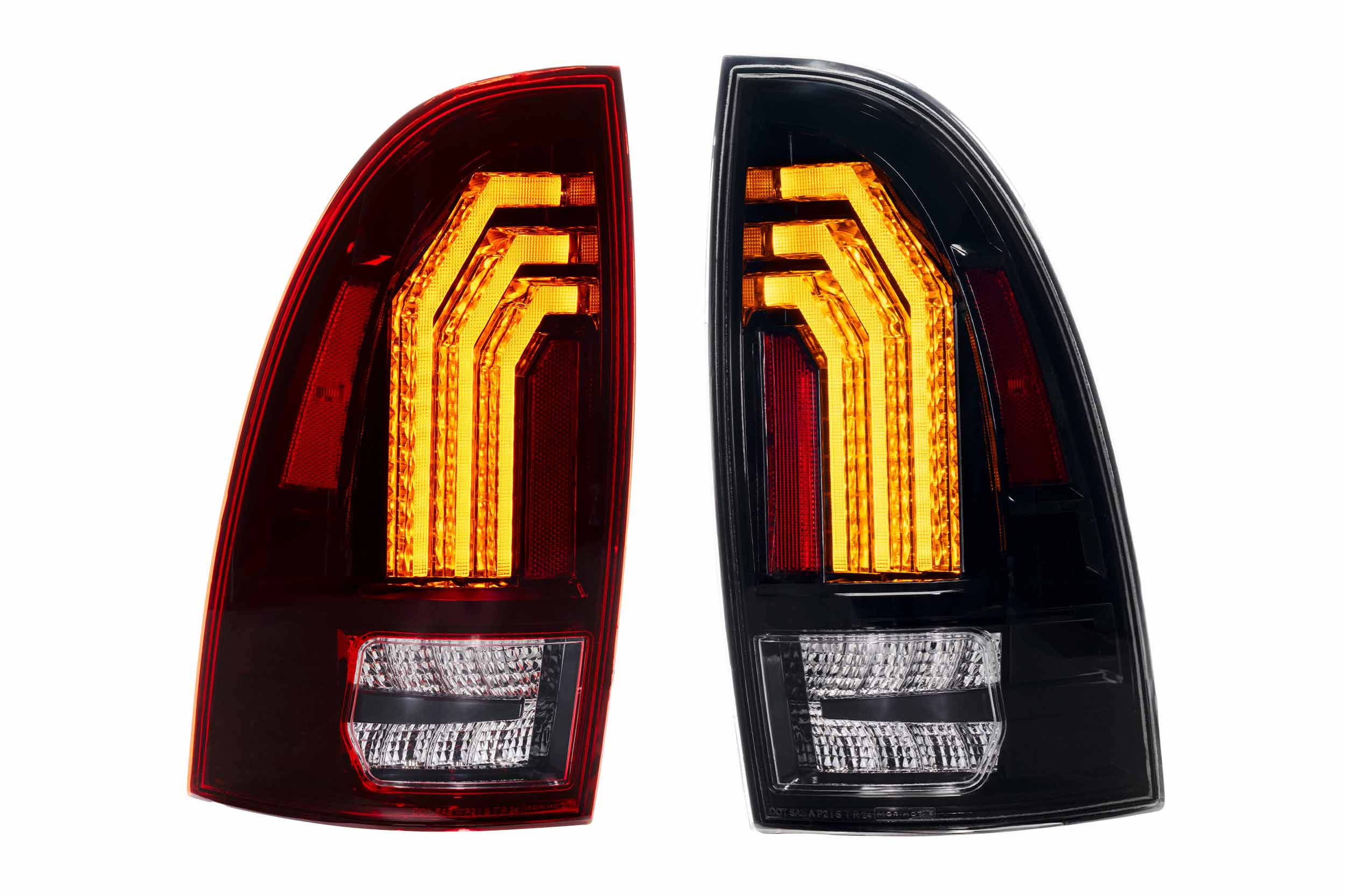 XB LED Tail Lights: 2005-2015 Toyota Tacoma, Set (Choose Red or Clear Lens) - Apollo Off-Road