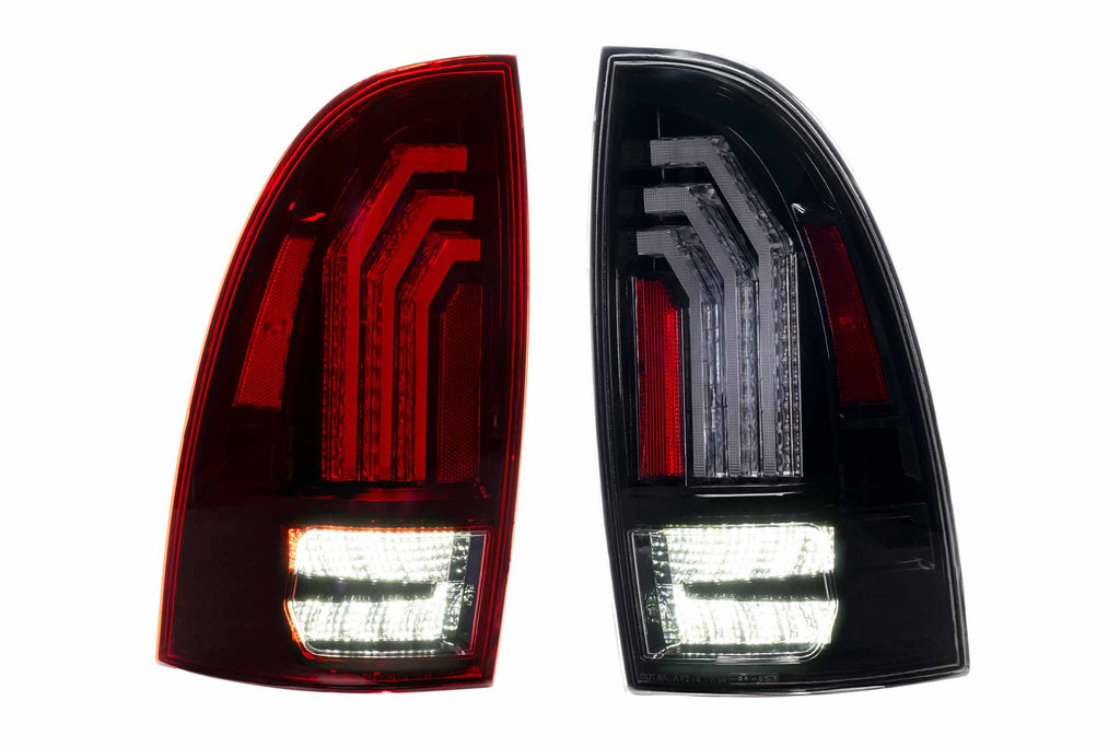 XB LED Tail Lights: 2005-2015 Toyota Tacoma, Set (Choose Red or Clear Lens) - Apollo Off-Road