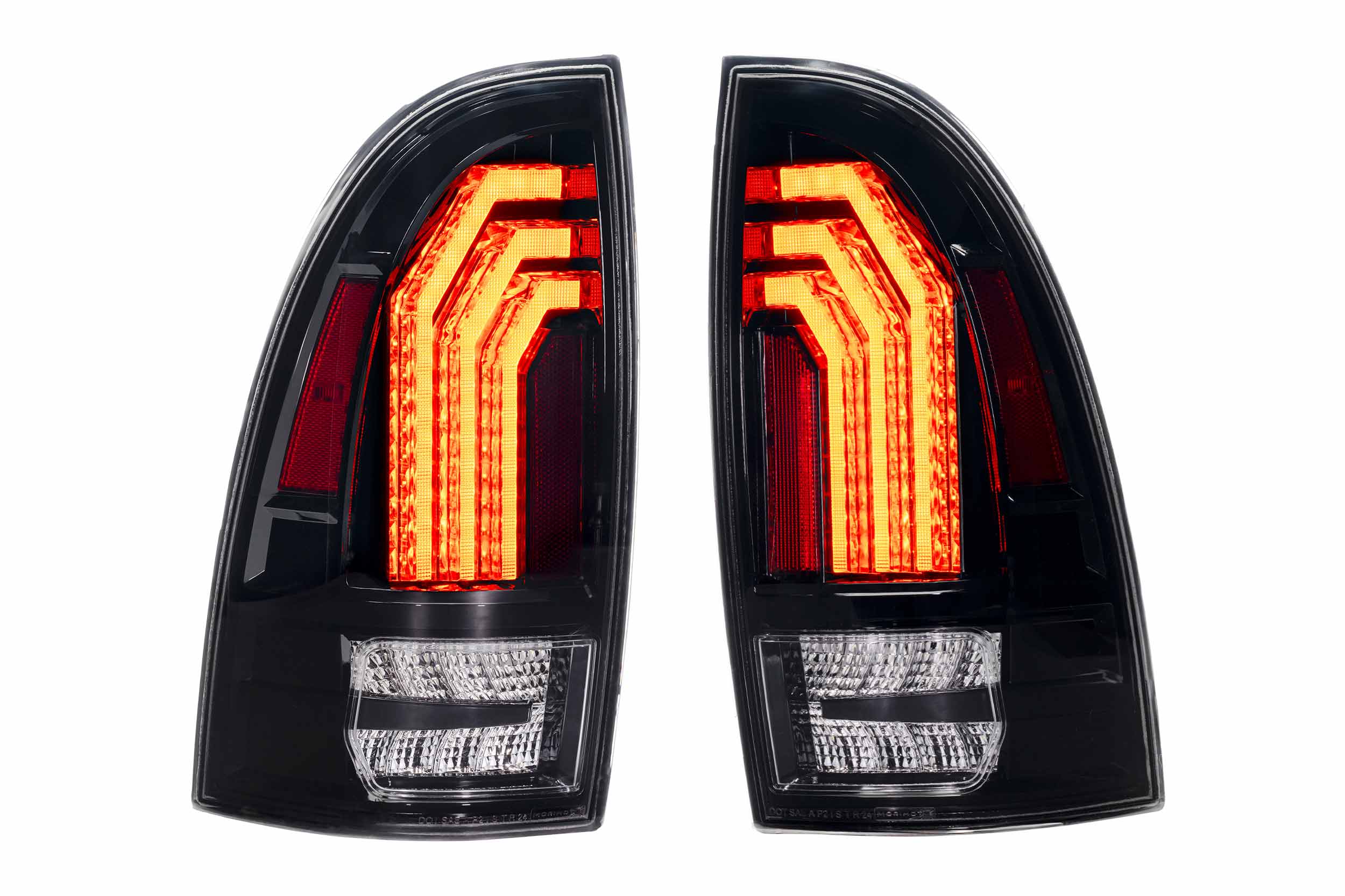 XB LED Tail Lights: 2005-2015 Toyota Tacoma, Set (Choose Red or Clear Lens) - Apollo Off-Road