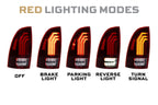 XB LED Tail Lights: 2005-2015 Toyota Tacoma, Set (Choose Red or Clear Lens) - Apollo Off-Road