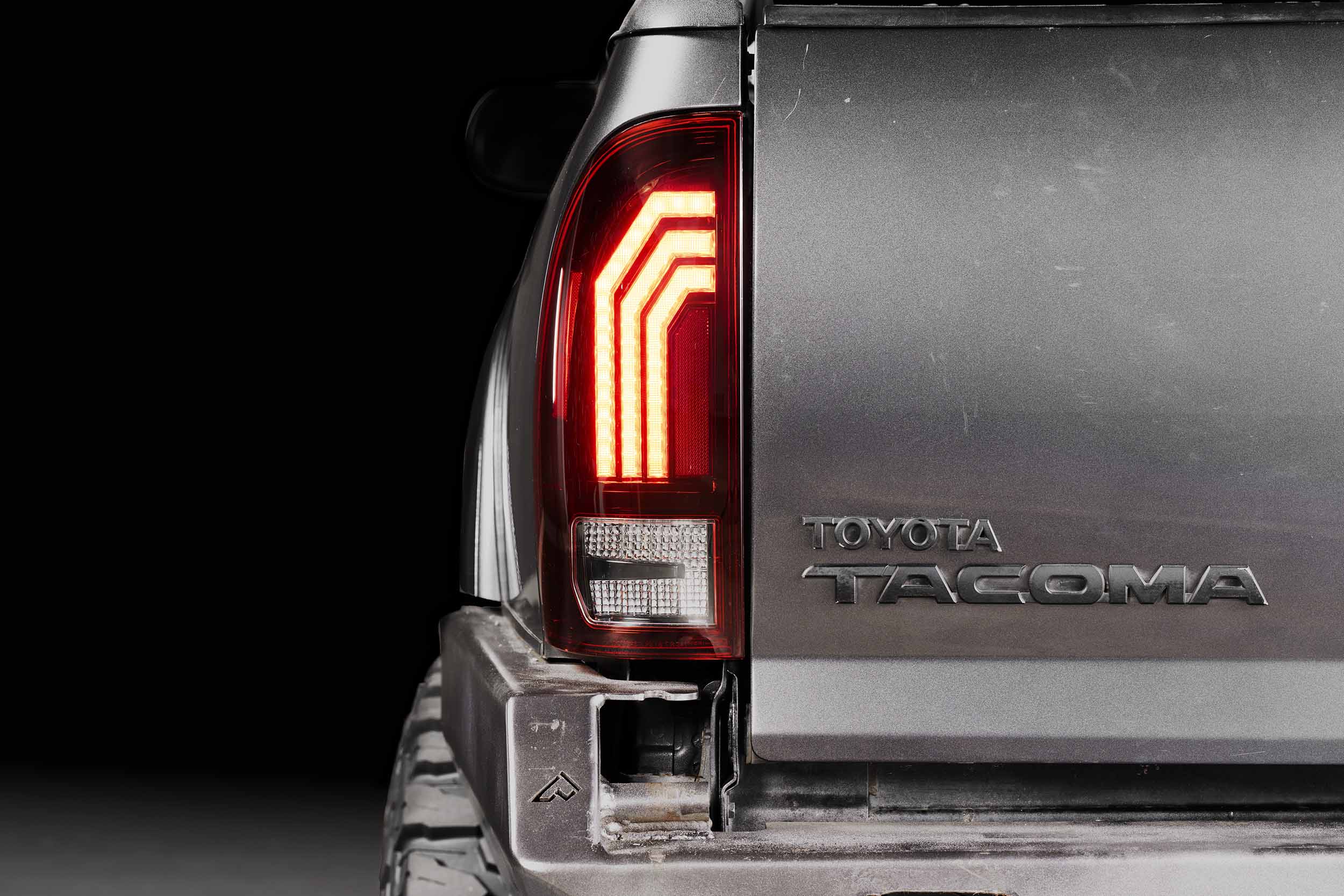XB LED Tail Lights: 2005-2015 Toyota Tacoma, Set (Choose Red or Clear Lens) - Apollo Off-Road