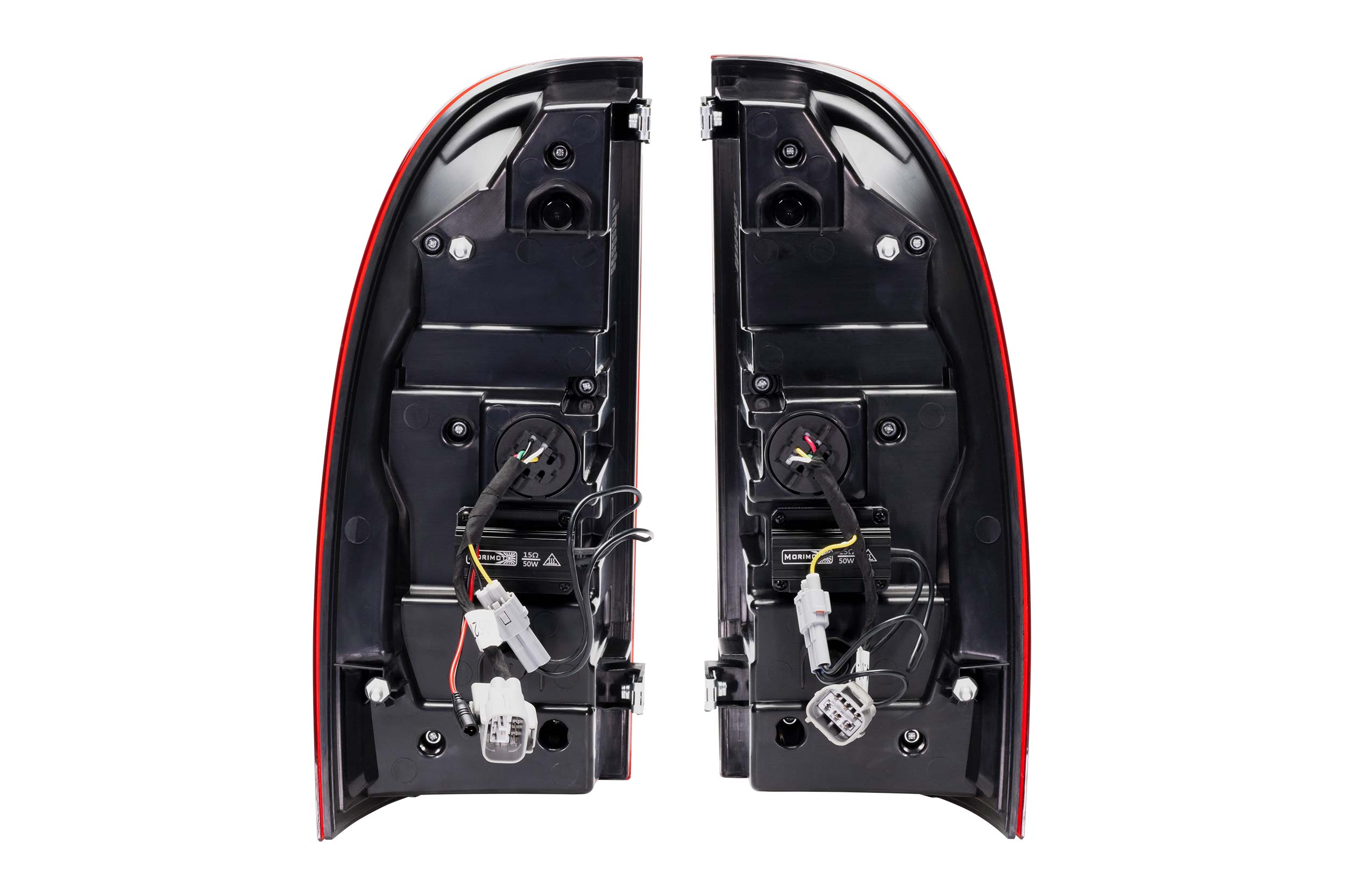 XB LED Tail Lights: 2005-2015 Toyota Tacoma, Set (Choose Red or Clear Lens) - Apollo Off-Road
