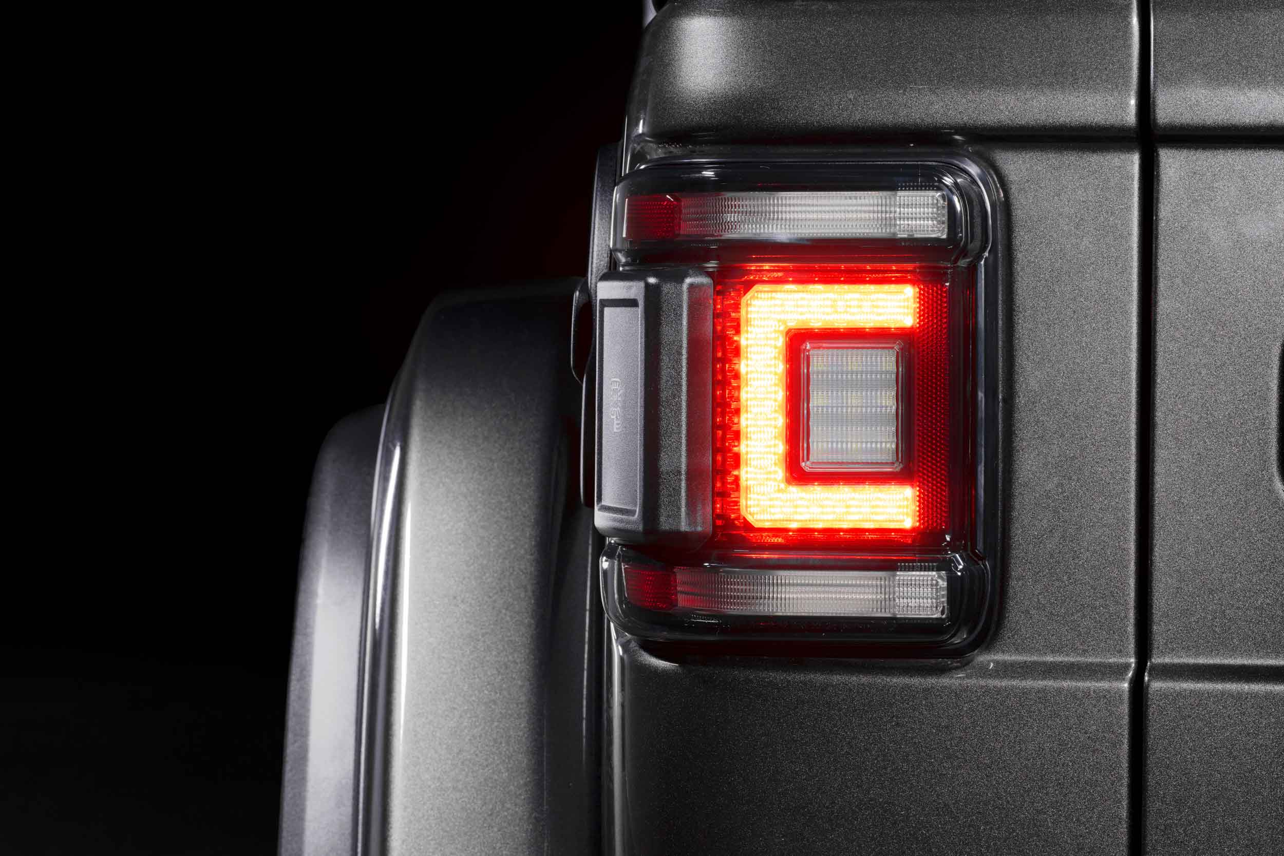 XB LED Tail Lights: 2018+ Jeep Wrangler JL, Set (Choose Smoked or Red Lens) - Apollo Off-Road