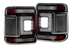 XB LED Tail Lights: 2018+ Jeep Wrangler JL, Set (Choose Smoked or Red Lens) - Apollo Off-Road