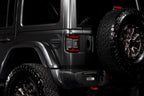 XB LED Tail Lights: 2018+ Jeep Wrangler JL, Set (Choose Smoked or Red Lens) - Apollo Off-Road