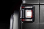 XB LED Tail Lights: 2018+ Jeep Wrangler JL, Set (Choose Smoked or Red Lens) - Apollo Off-Road