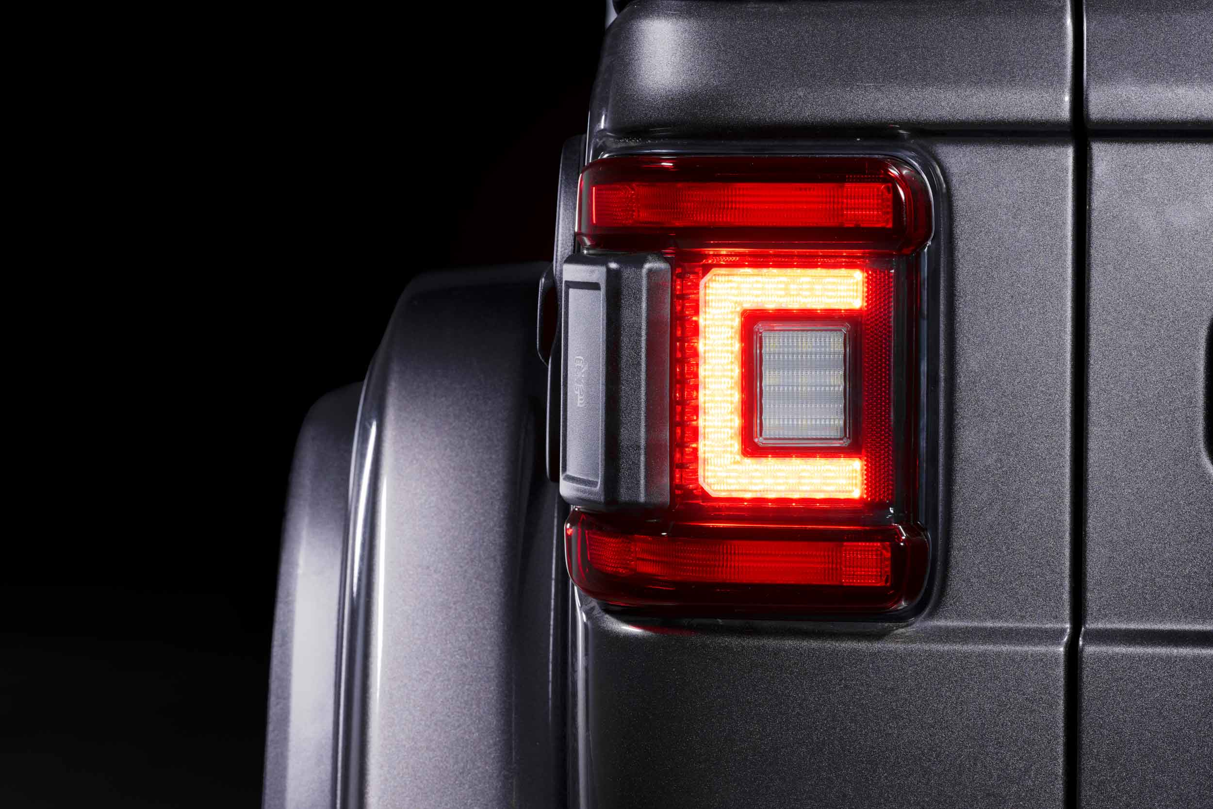 XB LED Tail Lights: 2018+ Jeep Wrangler JL, Set (Choose Smoked or Red Lens) - Apollo Off-Road