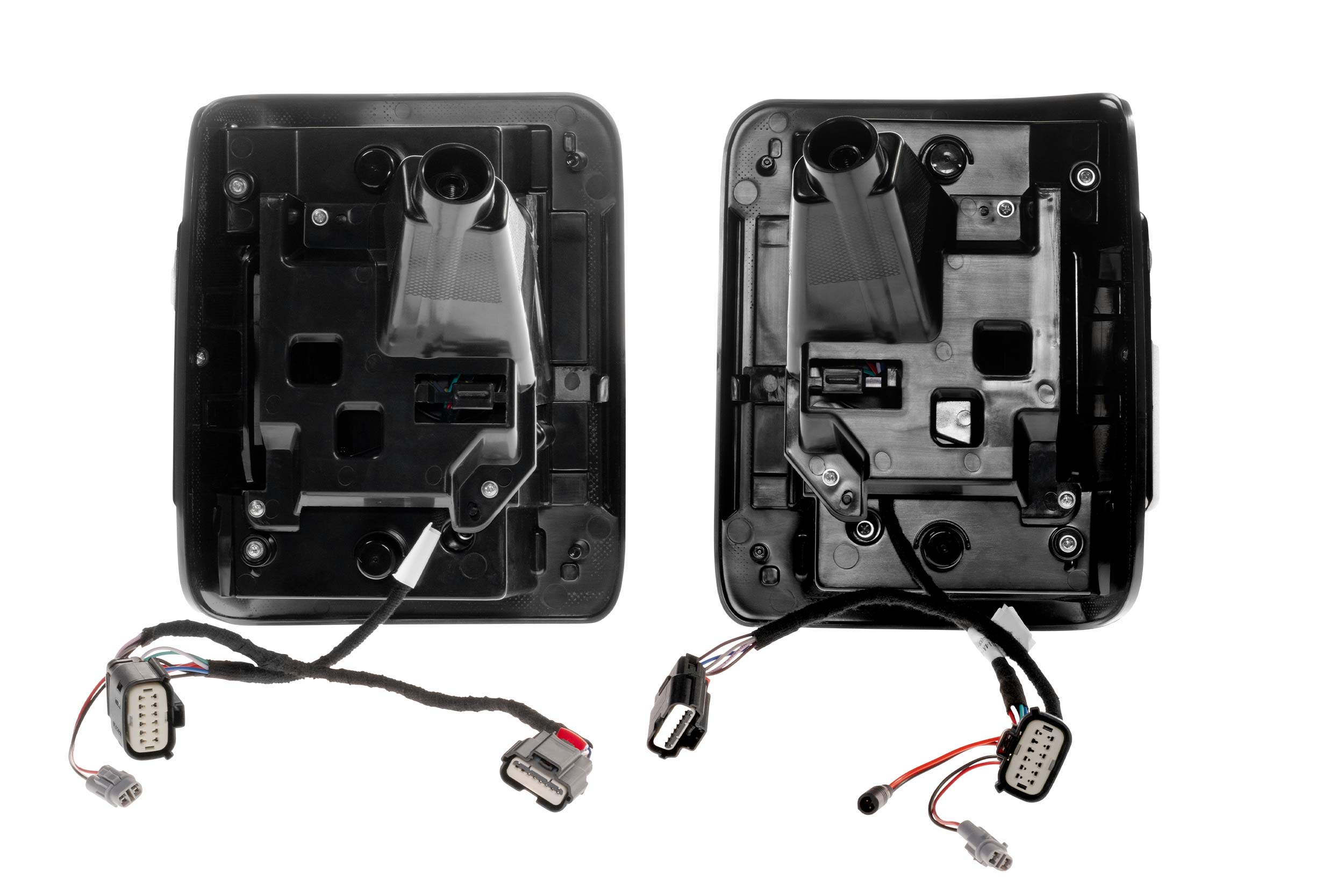 XB LED Tail Lights: 2018+ Jeep Wrangler JL, Set (Choose Smoked or Red Lens) - Apollo Off-Road