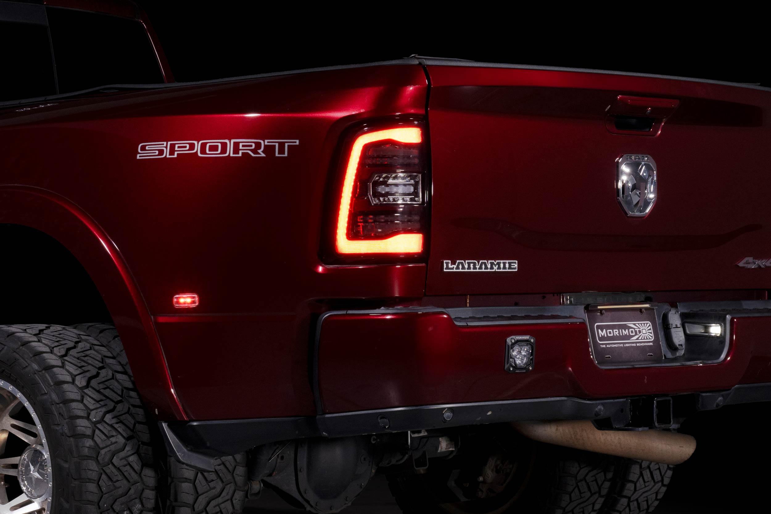 XB LED Tail Lights: 2019+ Ram HD (Choose Red or Smoked) - Apollo Off-Road