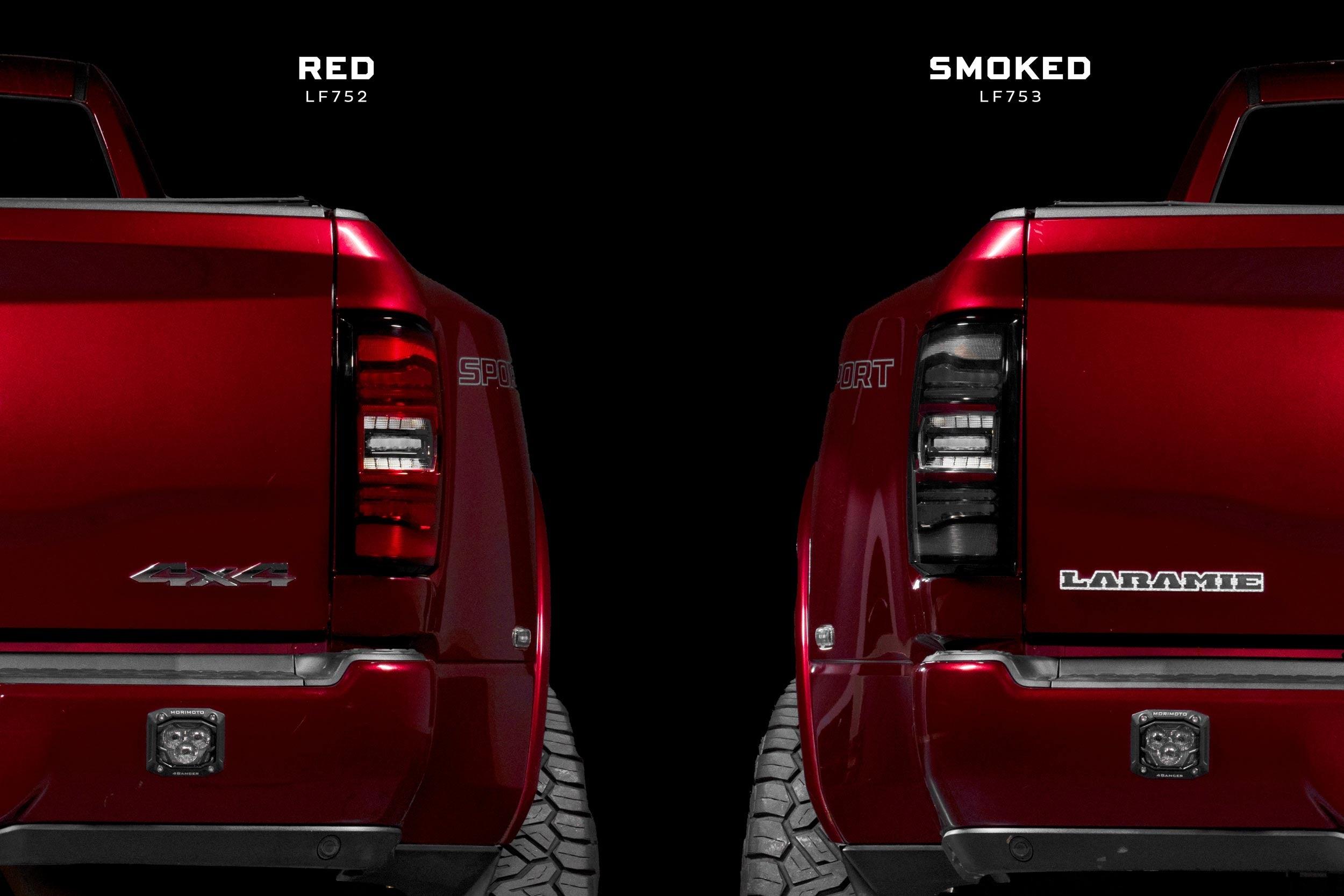 XB LED Tail Lights: 2019+ Ram HD (Choose Red or Smoked) - Apollo Off-Road