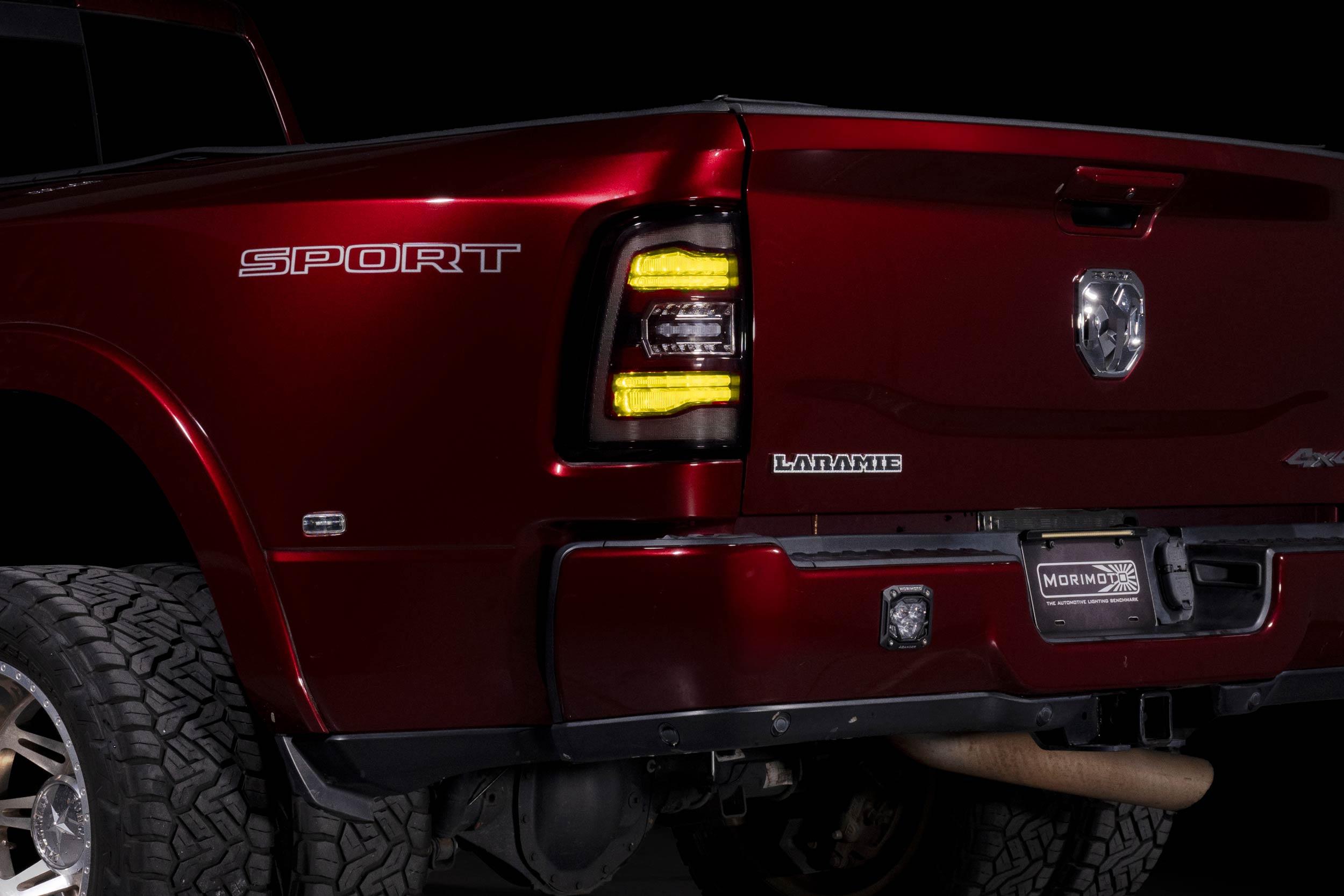 XB LED Tail Lights: 2019+ Ram HD (Choose Red or Smoked) - Apollo Off-Road