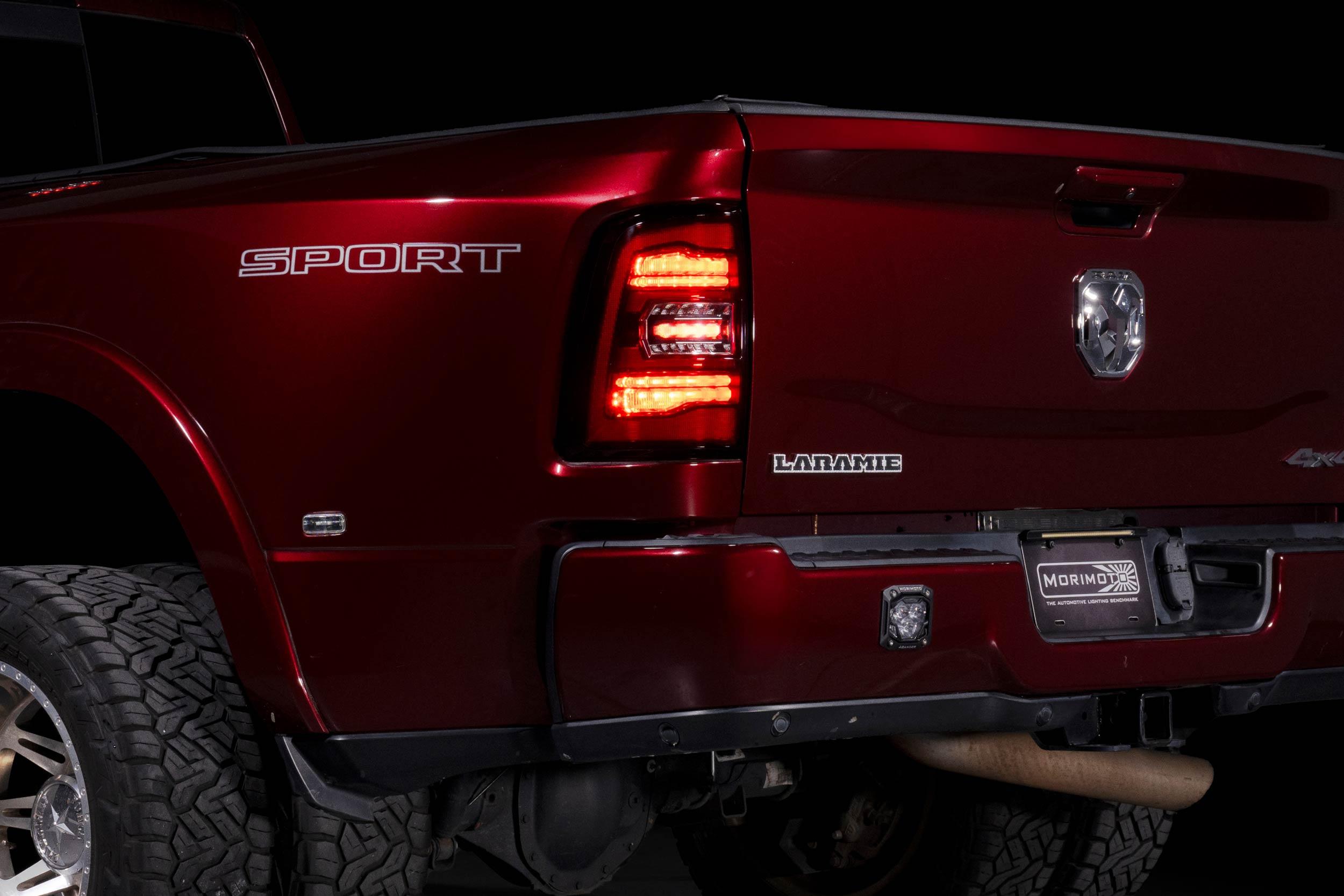 XB LED Tail Lights: 2019+ Ram HD (Choose Red or Smoked) - Apollo Off-Road