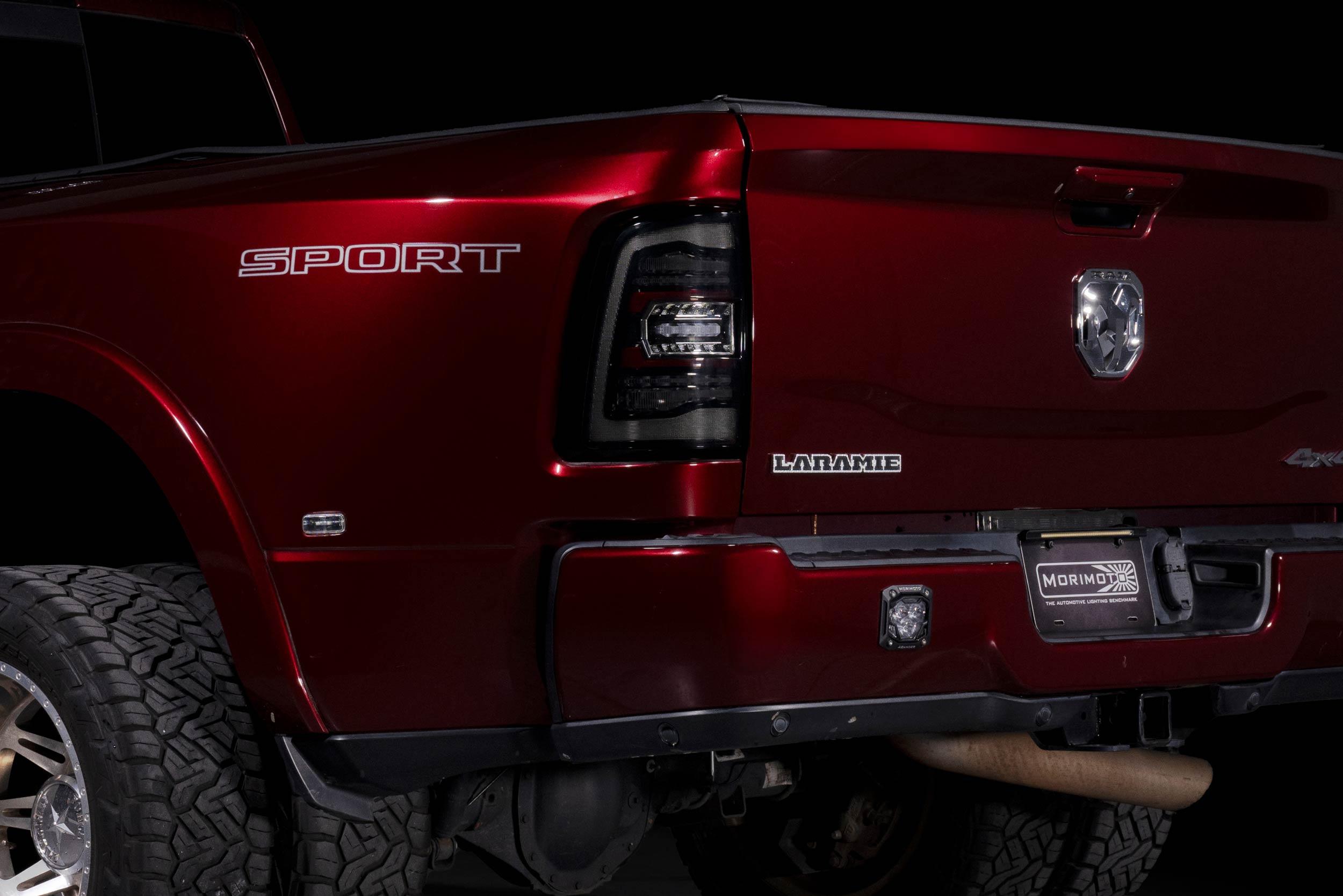 XB LED Tail Lights: 2019+ Ram HD (Choose Red or Smoked) - Apollo Off-Road