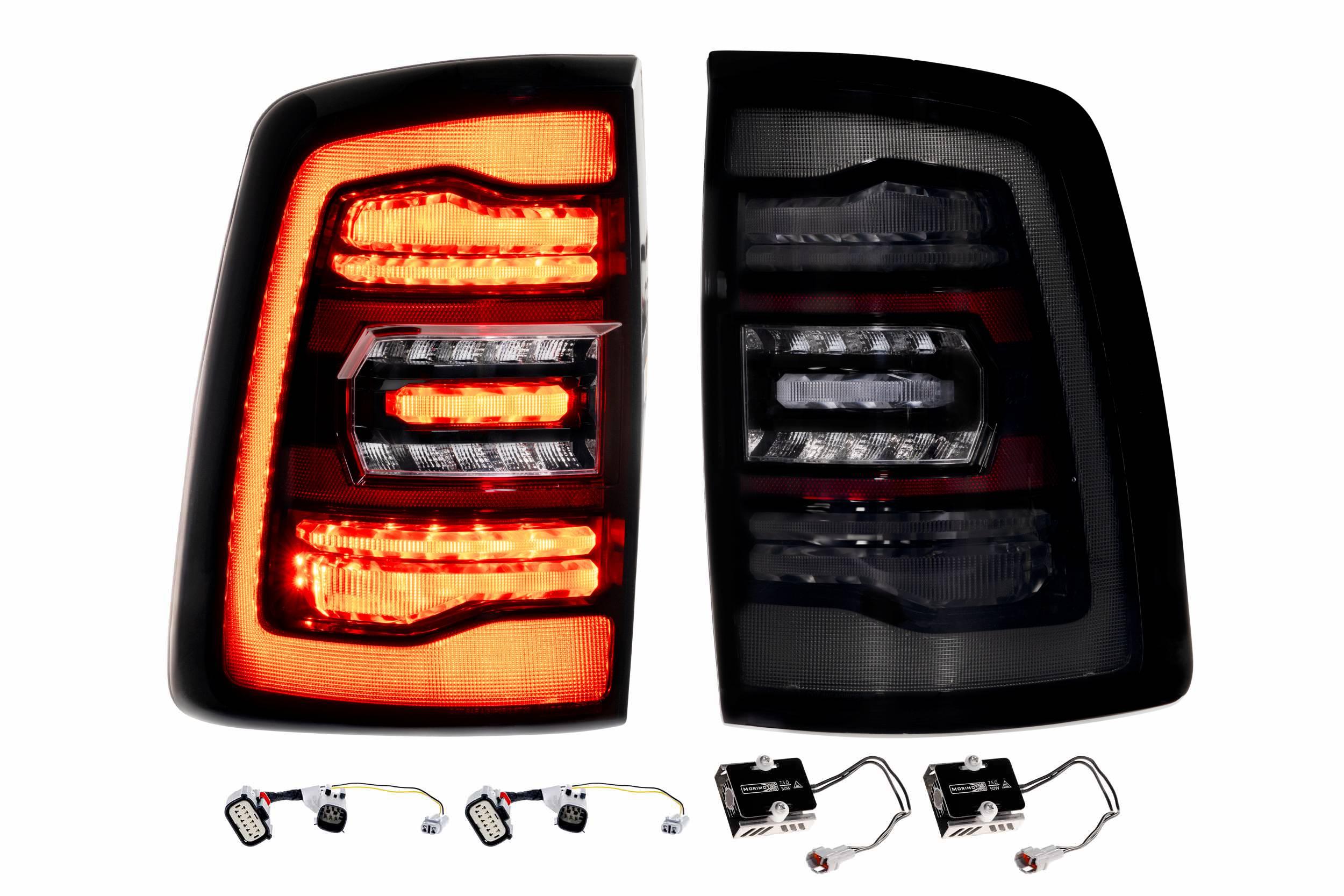 XB LED Tail Lights: 2019+ Ram HD (Choose Red or Smoked) - Apollo Off-Road