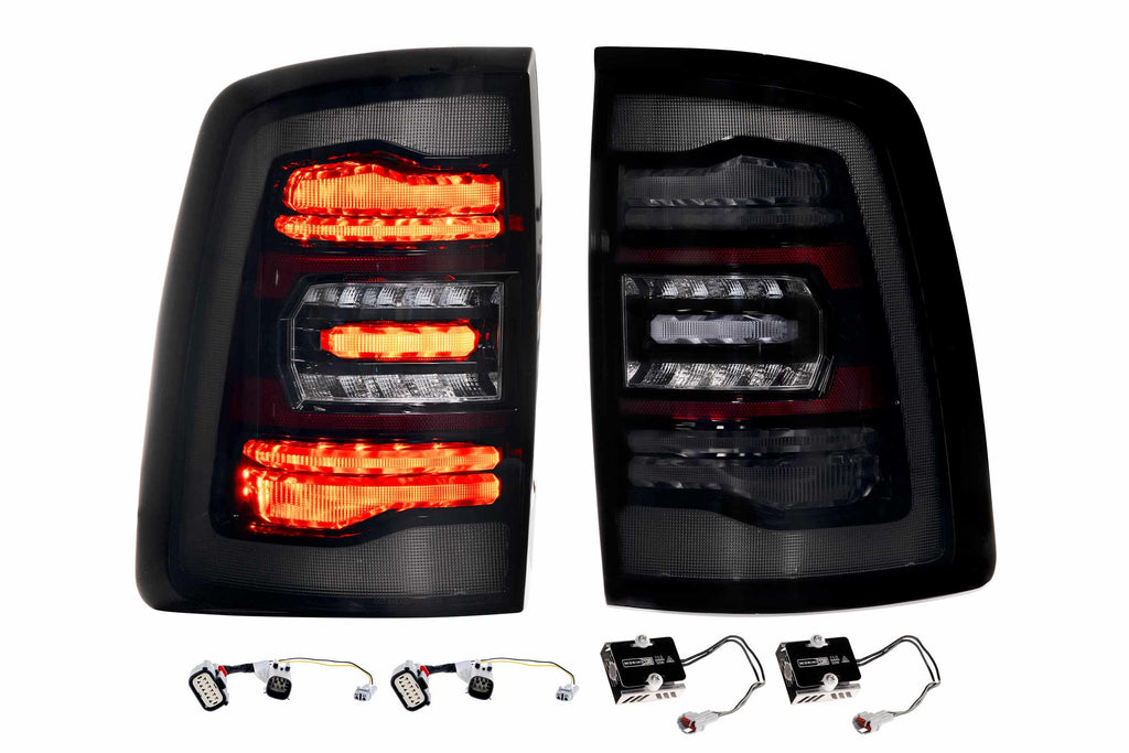 XB LED Tail Lights: 2019+ Ram HD (Choose Red or Smoked) - Apollo Off-Road