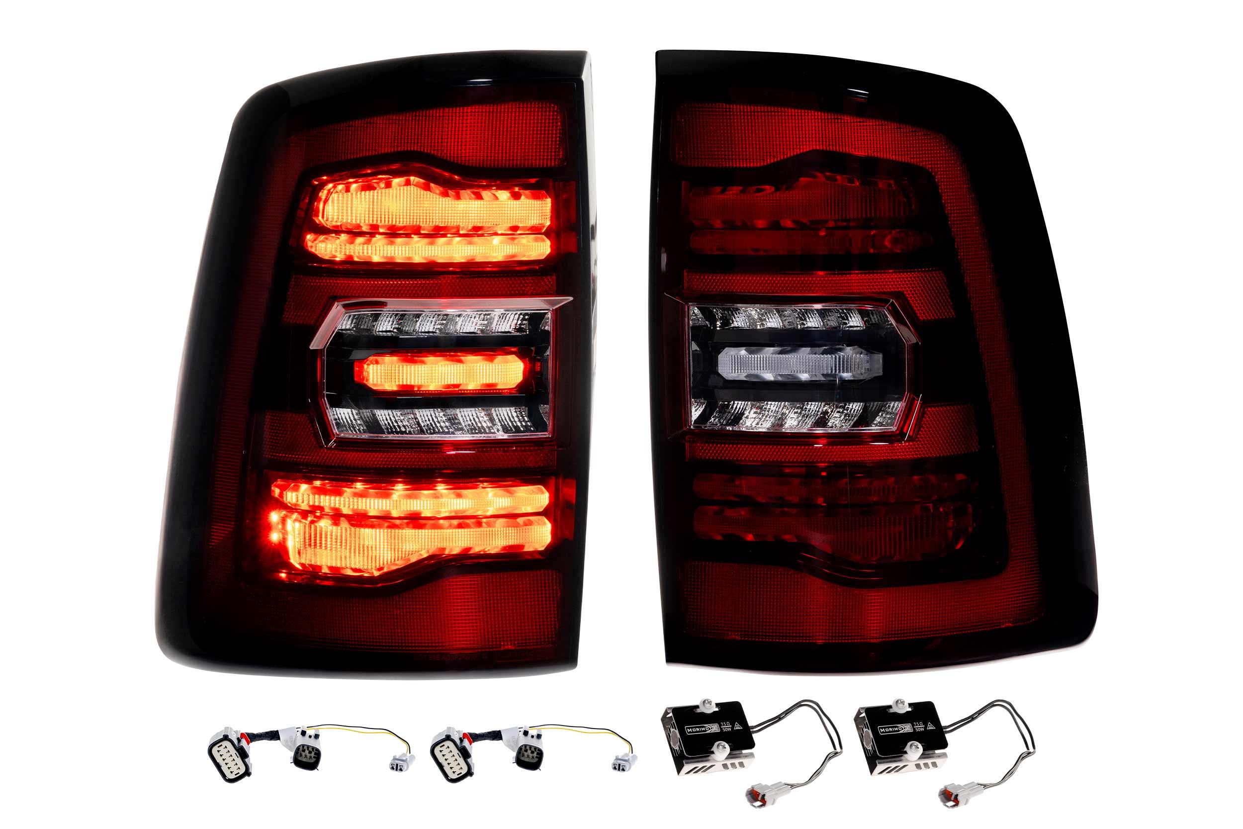 XB LED Tail Lights: 2019+ Ram HD (Choose Red or Smoked) - Apollo Off-Road