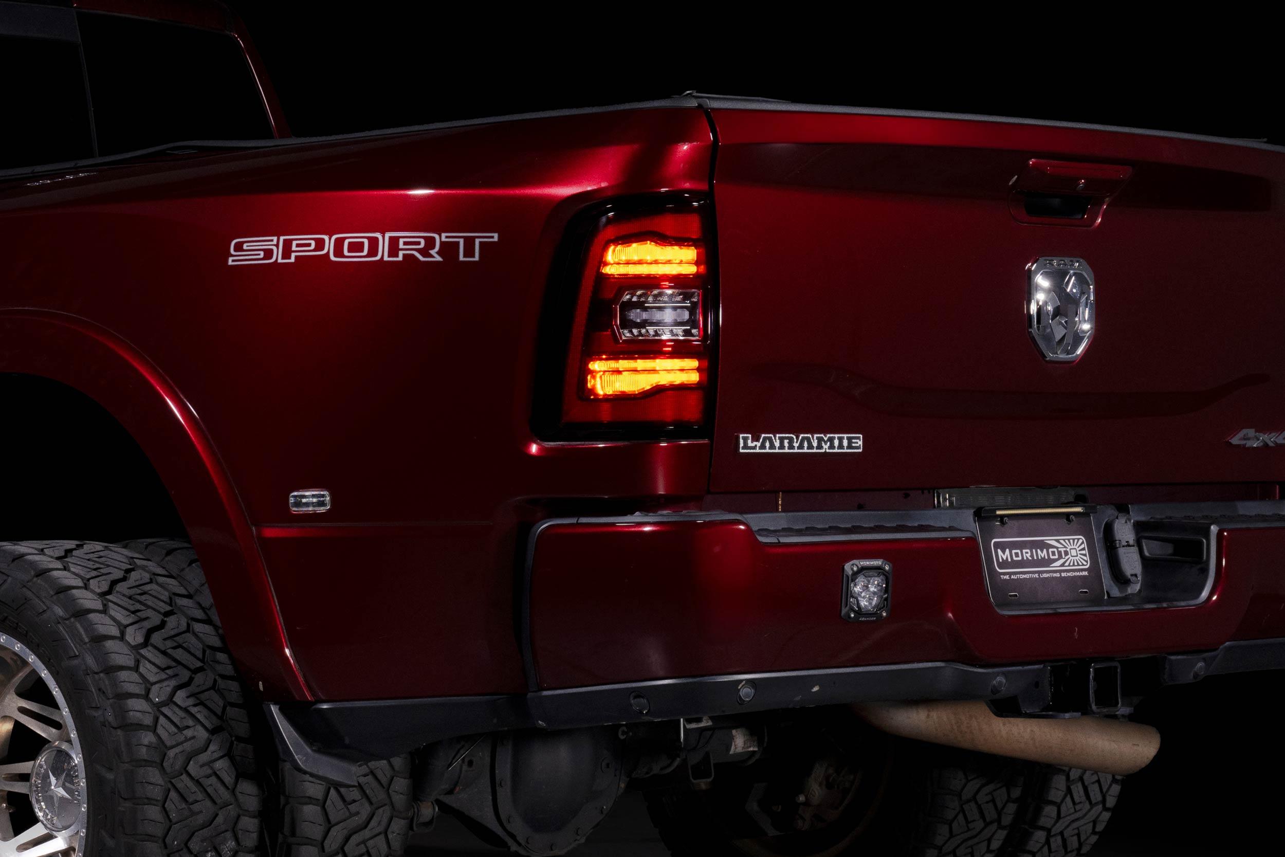 XB LED Tail Lights: 2019+ Ram HD (Choose Red or Smoked) - Apollo Off-Road
