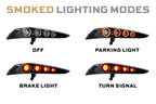 XB LED Tail Lights: 2020+ Toyota Supra (Red or Smoked Lens), Set - Apollo Off-Road