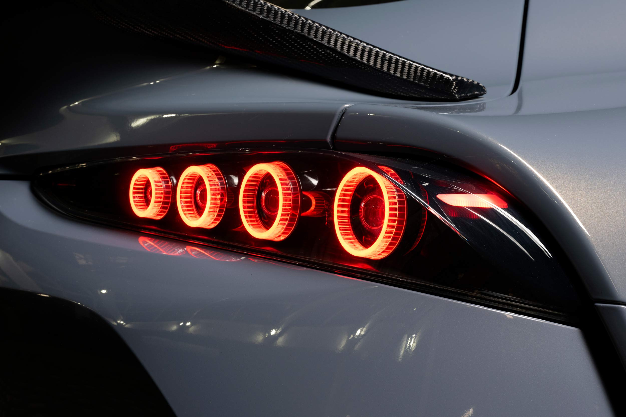 XB LED Tail Lights: 2020+ Toyota Supra (Red or Smoked Lens), Set - Apollo Off-Road