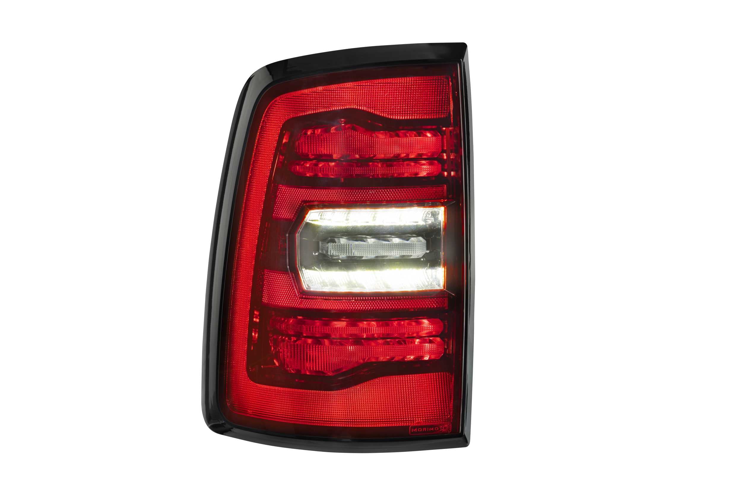 XB LED Tail Lights: Dodge Ram (09-18) (Pair / Red) (Gen 2) - Apollo Off-Road