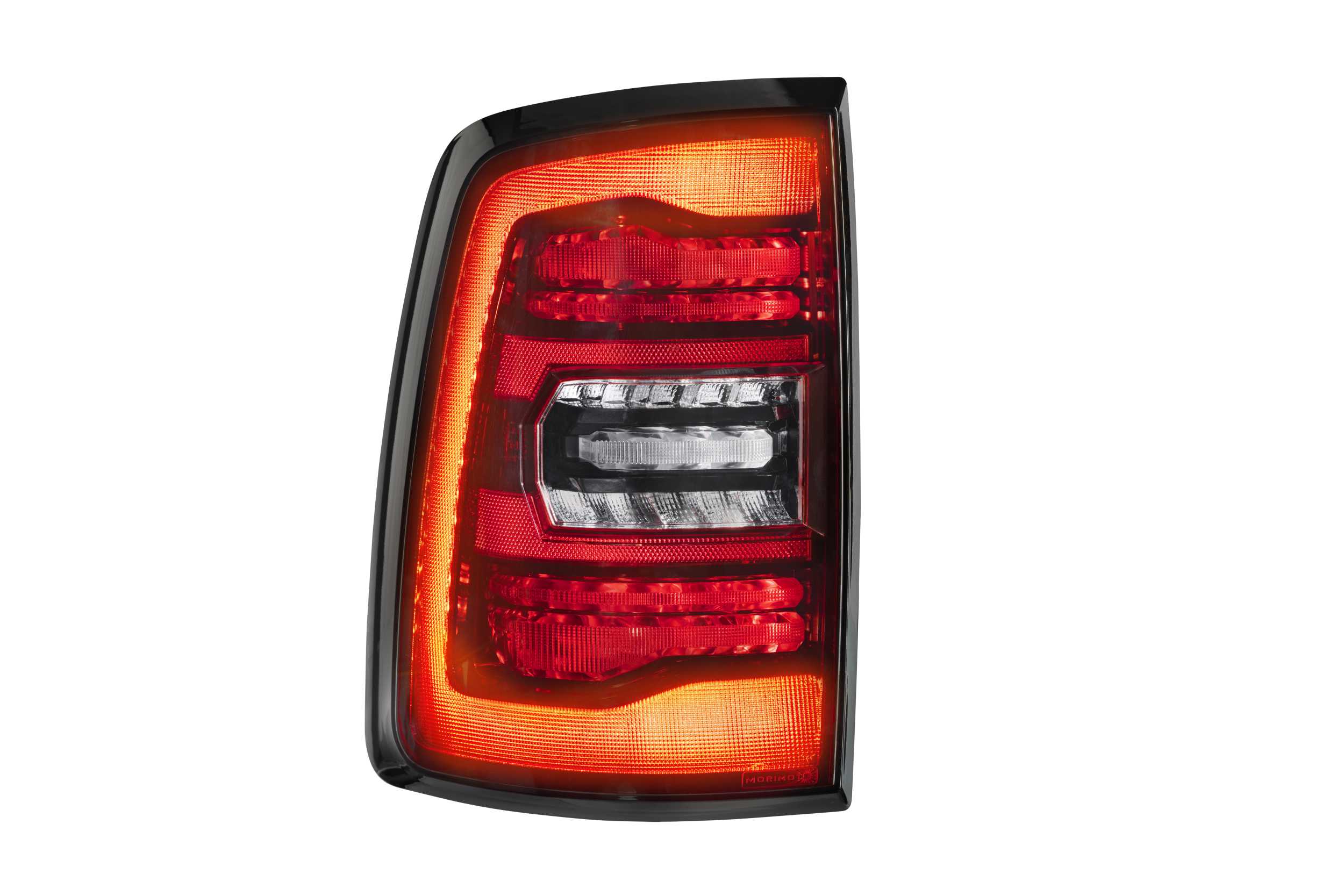 XB LED Tail Lights: Dodge Ram (09-18) (Pair / Red) (Gen 2) - Apollo Off-Road
