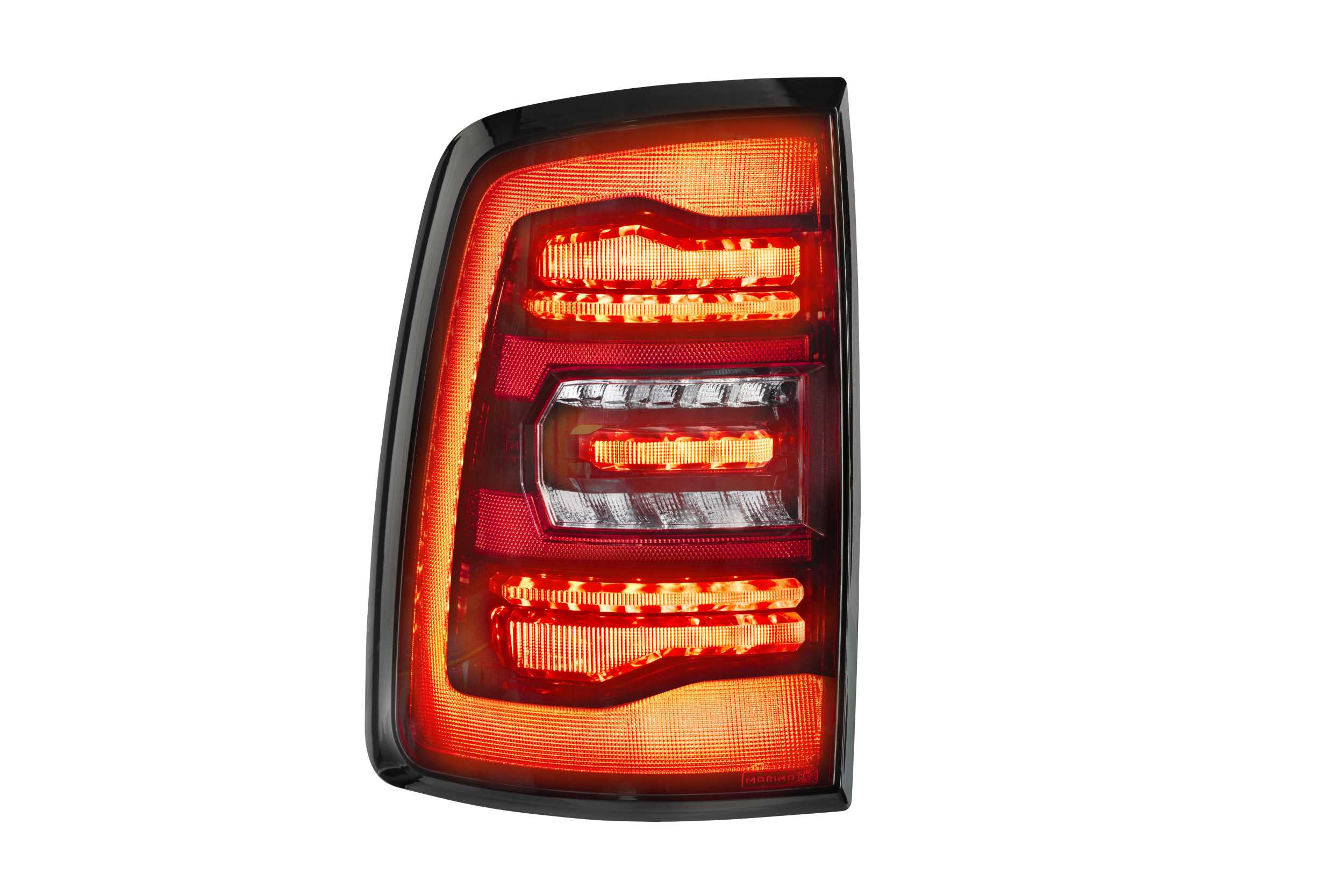 XB LED Tail Lights: Dodge Ram (09-18) (Pair / Red) (Gen 2) - Apollo Off-Road