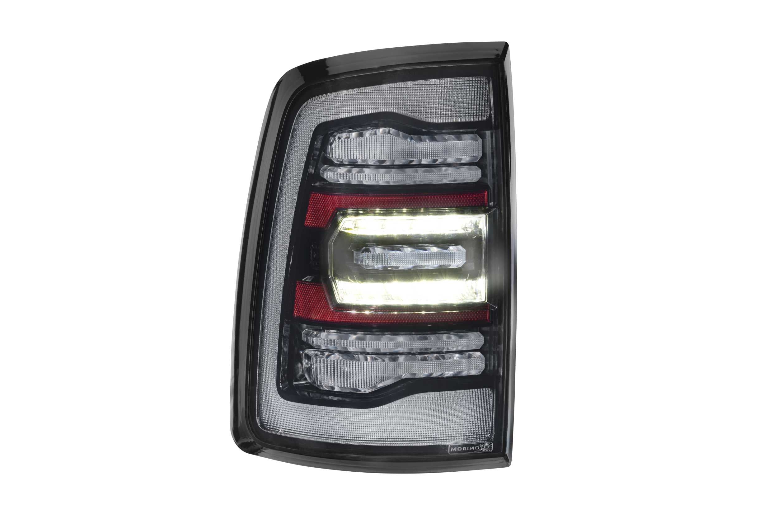 XB LED Tail Lights: Dodge Ram (09-18) (Pair / Smoked) (Gen 2) - Apollo Off-Road