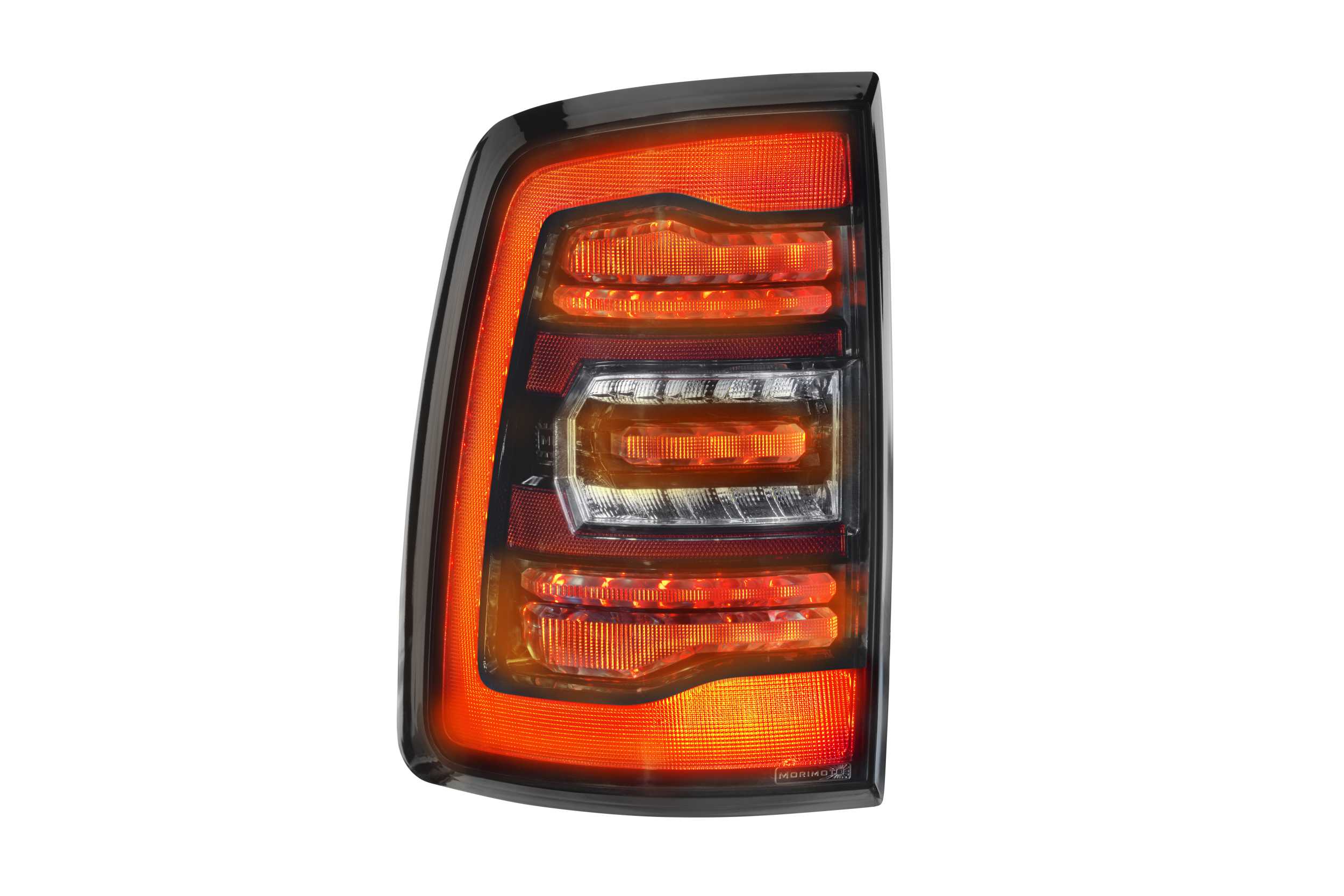 XB LED Tail Lights: Dodge Ram (09-18) (Pair / Smoked) (Gen 2) - Apollo Off-Road