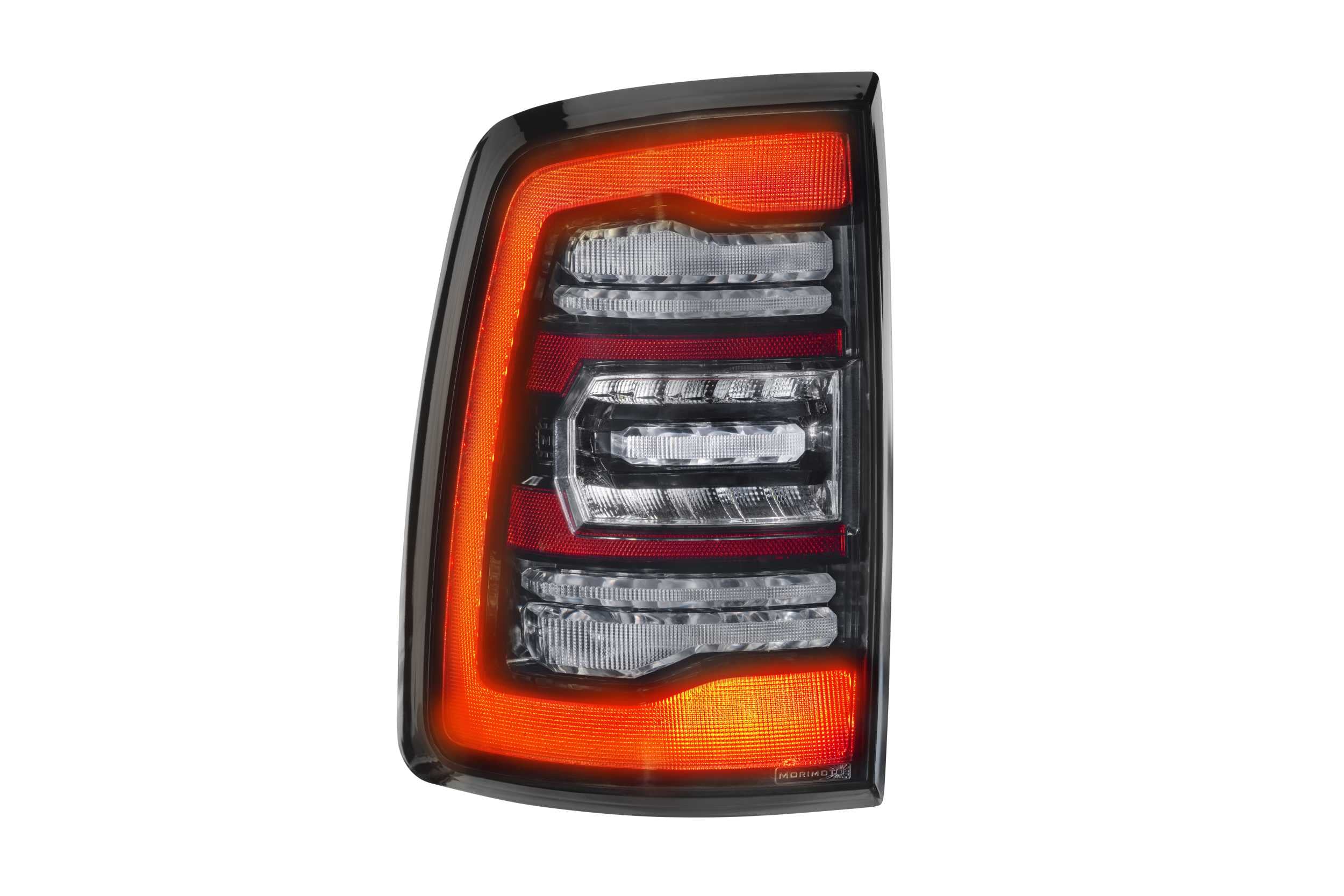 XB LED Tail Lights: Dodge Ram (09-18) (Pair / Smoked) (Gen 2) - Apollo Off-Road