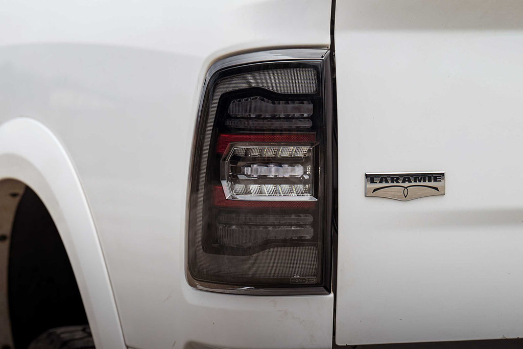 XB LED Tail Lights: Dodge Ram (09-18) (Pair / Smoked) (Gen 2) - Apollo Off-Road