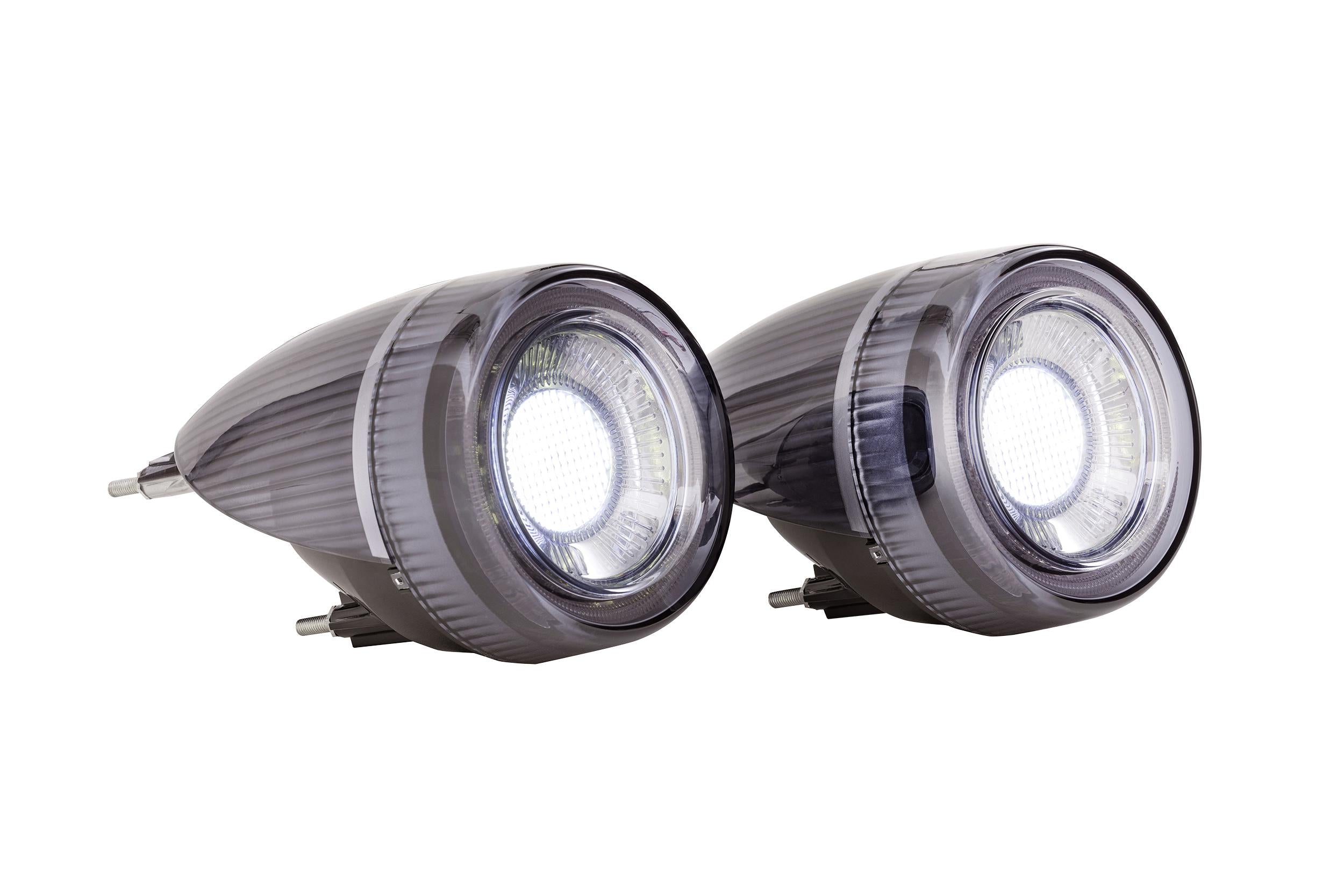 XB LED Tail Lights: Ferrari F430 (05-10) (Set/Smoked) - Apollo Off-Road