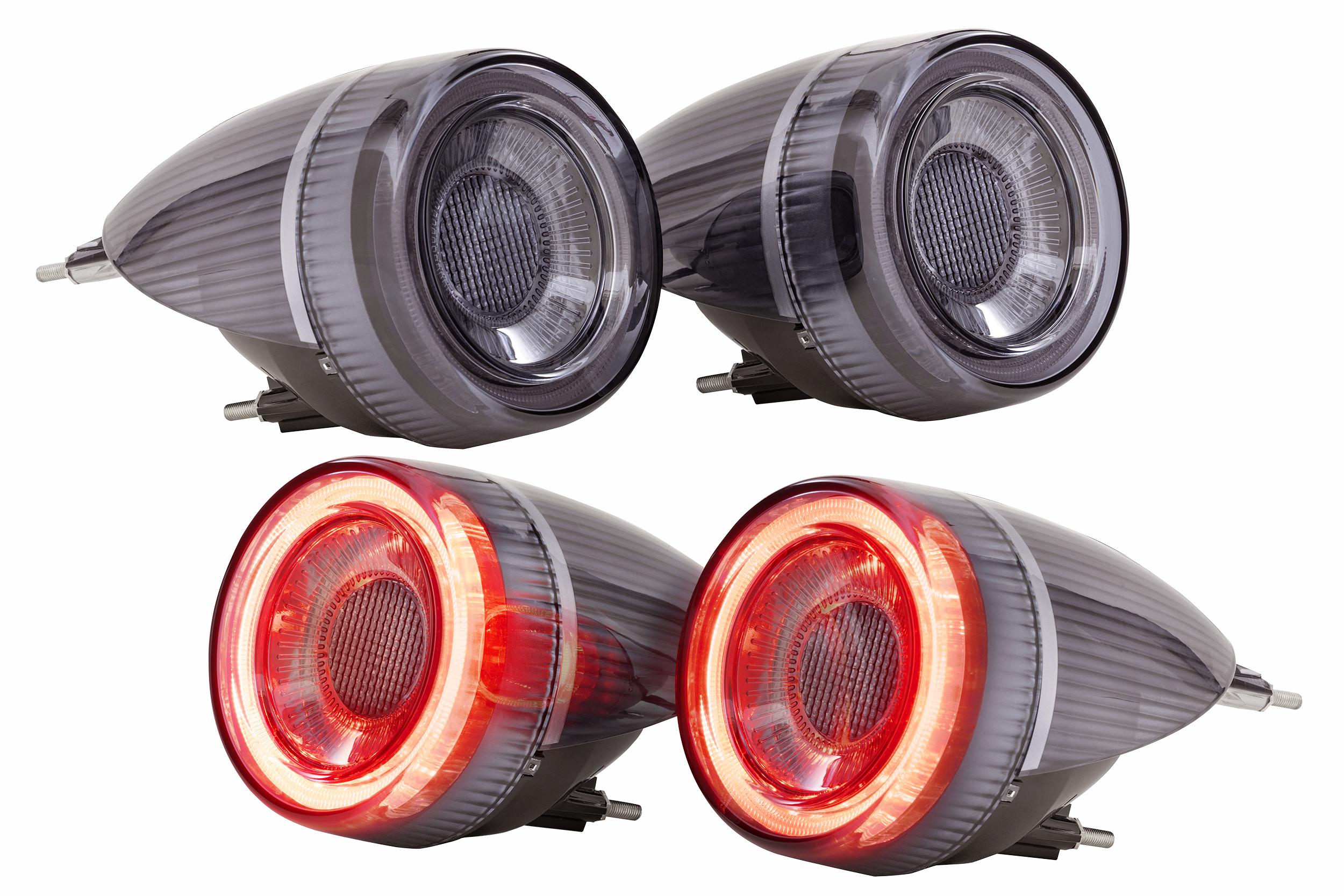 XB LED Tail Lights: Ferrari F430 (05-10) (Set/Smoked) - Apollo Off-Road