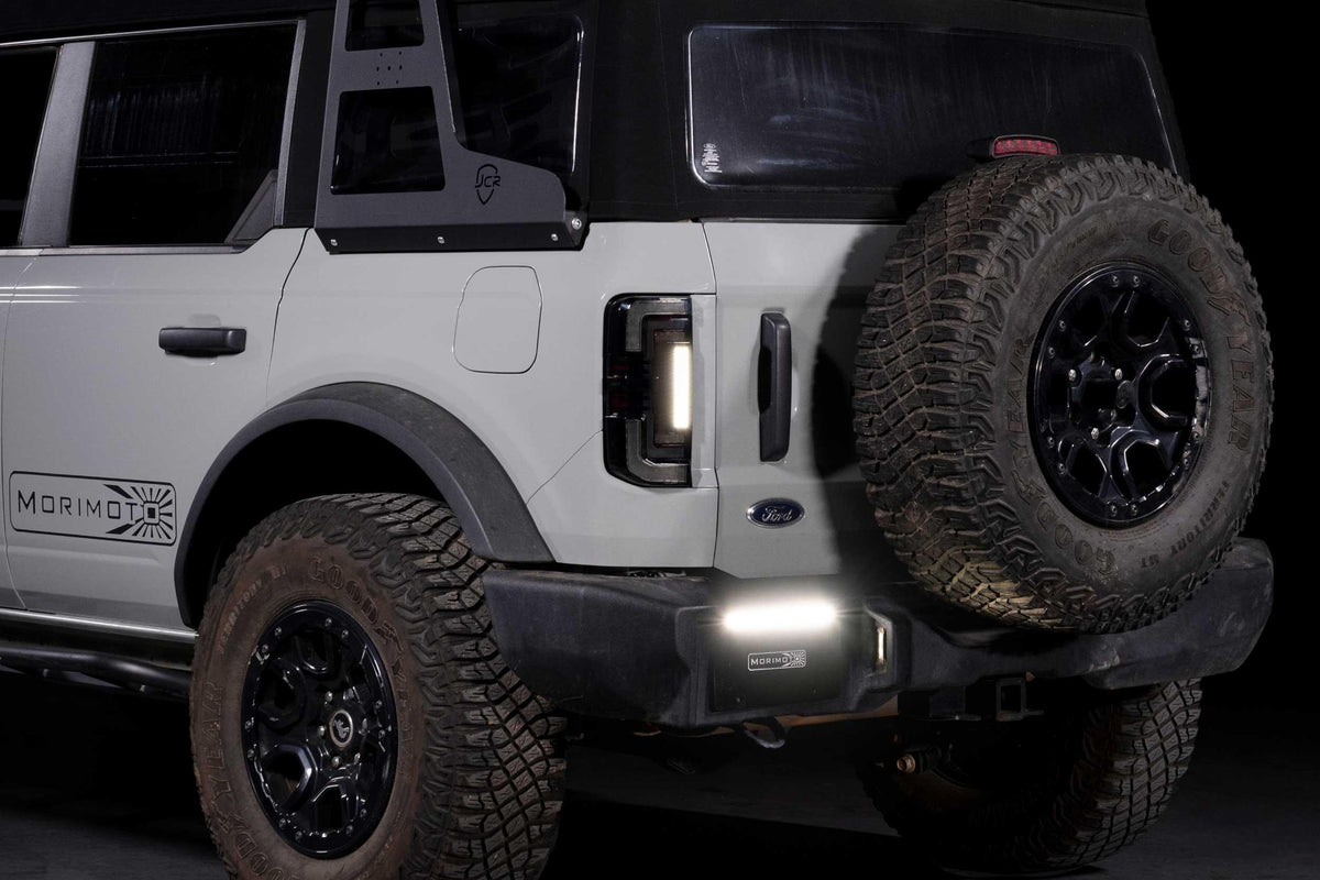 XB LED Tail Lights: Ford Bronco (2021+) (Smoked or Red) - Apollo Off-Road