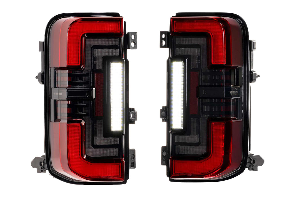 XB LED Tail Lights: Ford Bronco (2021+) (Smoked or Red) - Apollo Off-Road