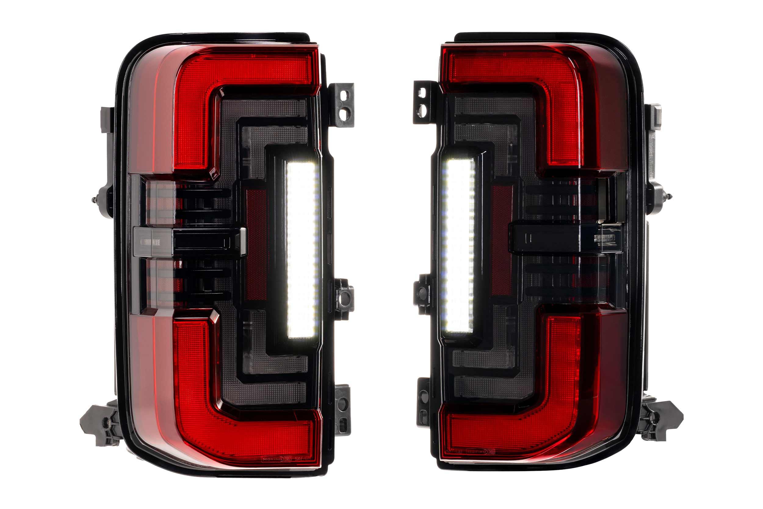 XB LED Tail Lights: Ford Bronco (2021+) (Smoked or Red) - Apollo Off-Road