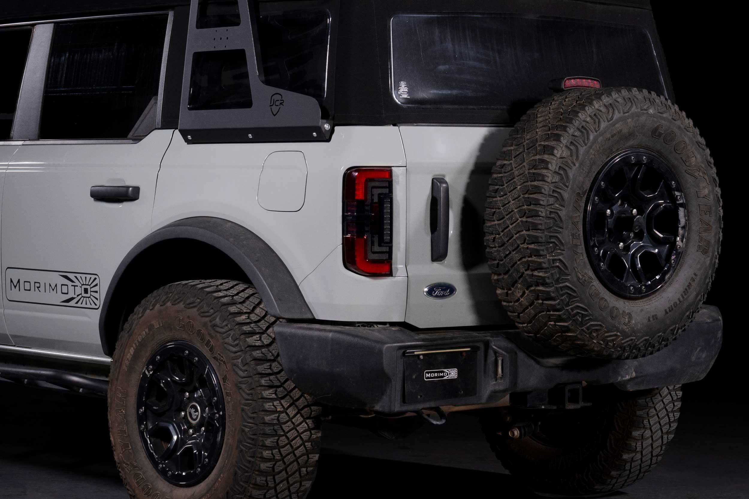 XB LED Tail Lights: Ford Bronco (2021+) (Smoked or Red) - Apollo Off-Road