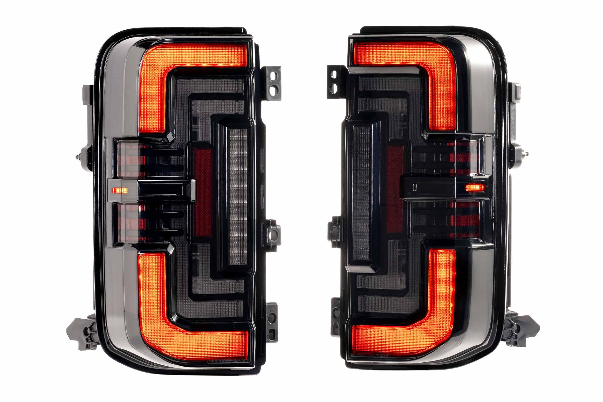 XB LED Tail Lights: Ford Bronco (2021+) (Smoked or Red) - Apollo Off-Road