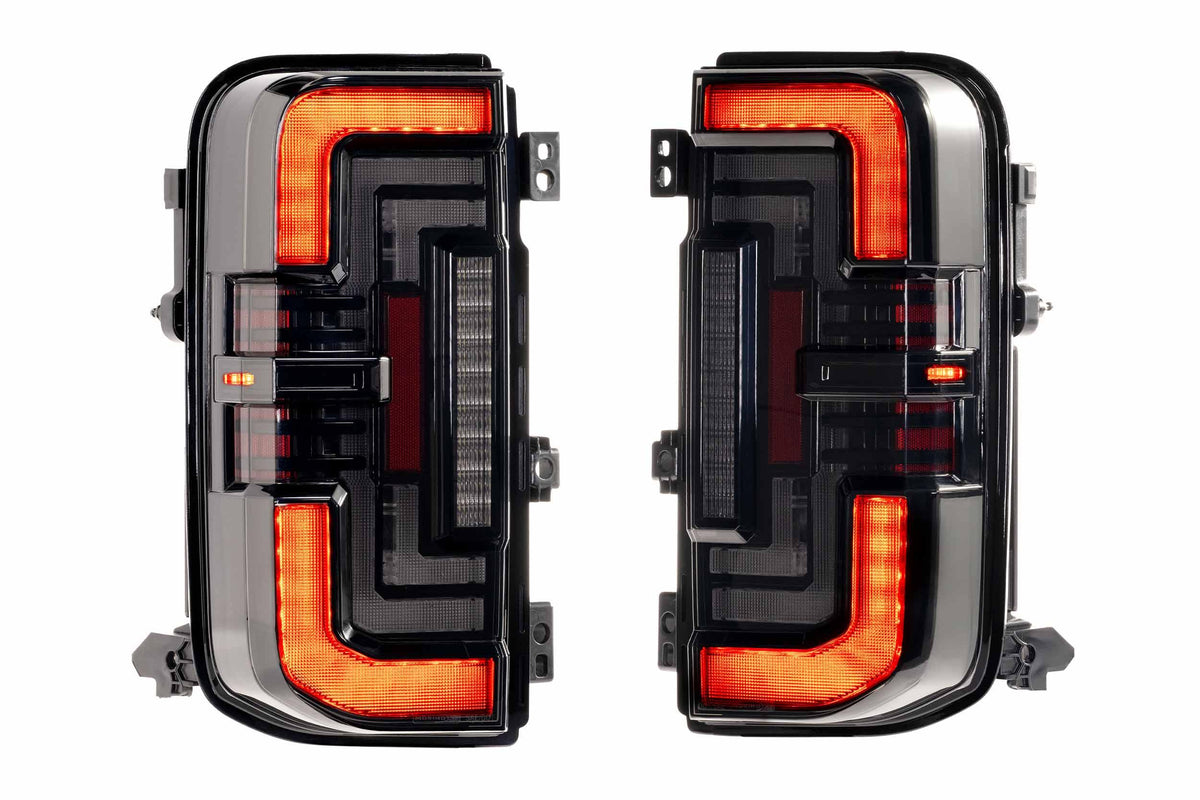 XB LED Tail Lights: Ford Bronco (2021+) (Smoked or Red) - Apollo Off-Road