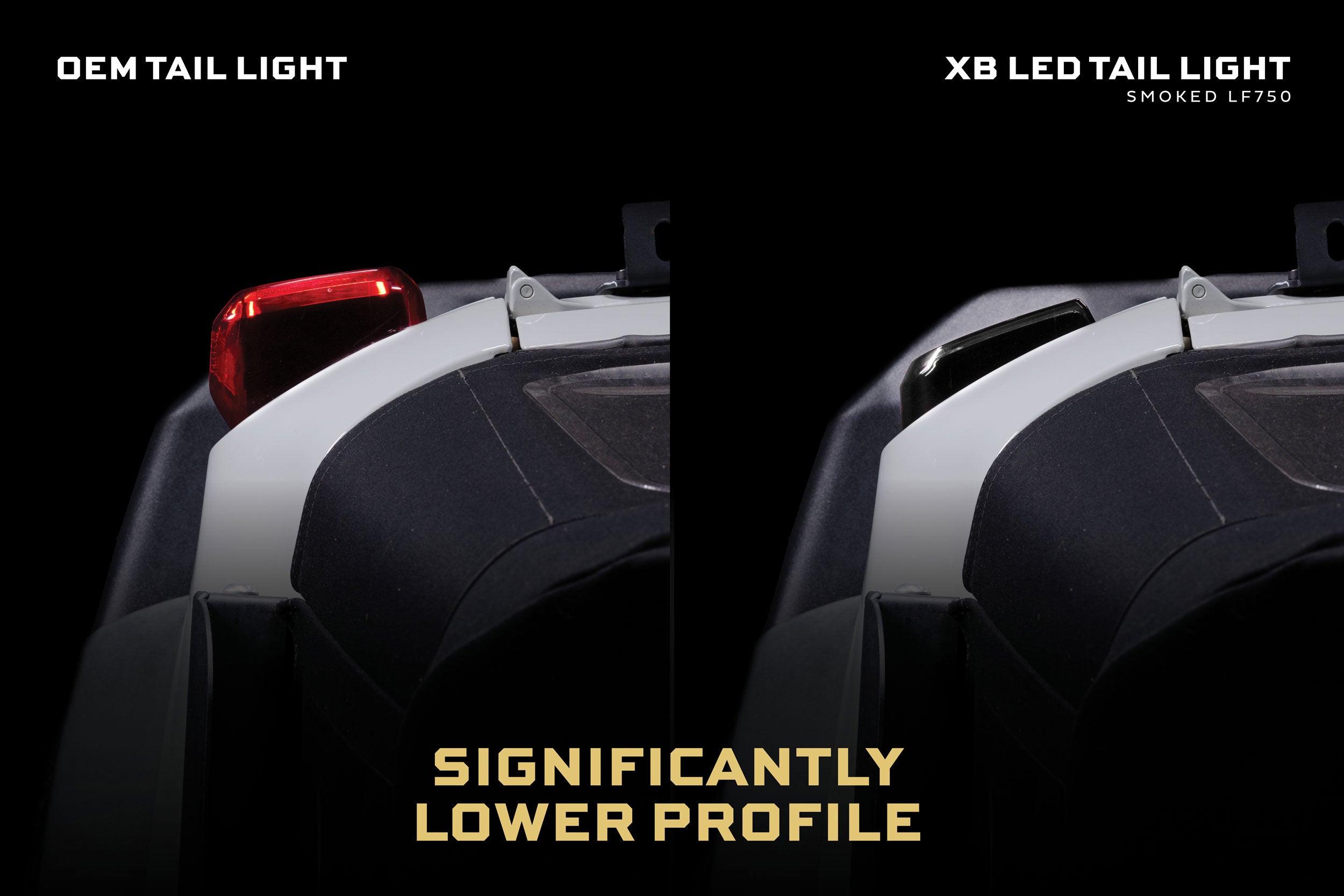 XB LED Tail Lights: Ford Bronco (2021+) (Smoked or Red) - Apollo Off-Road