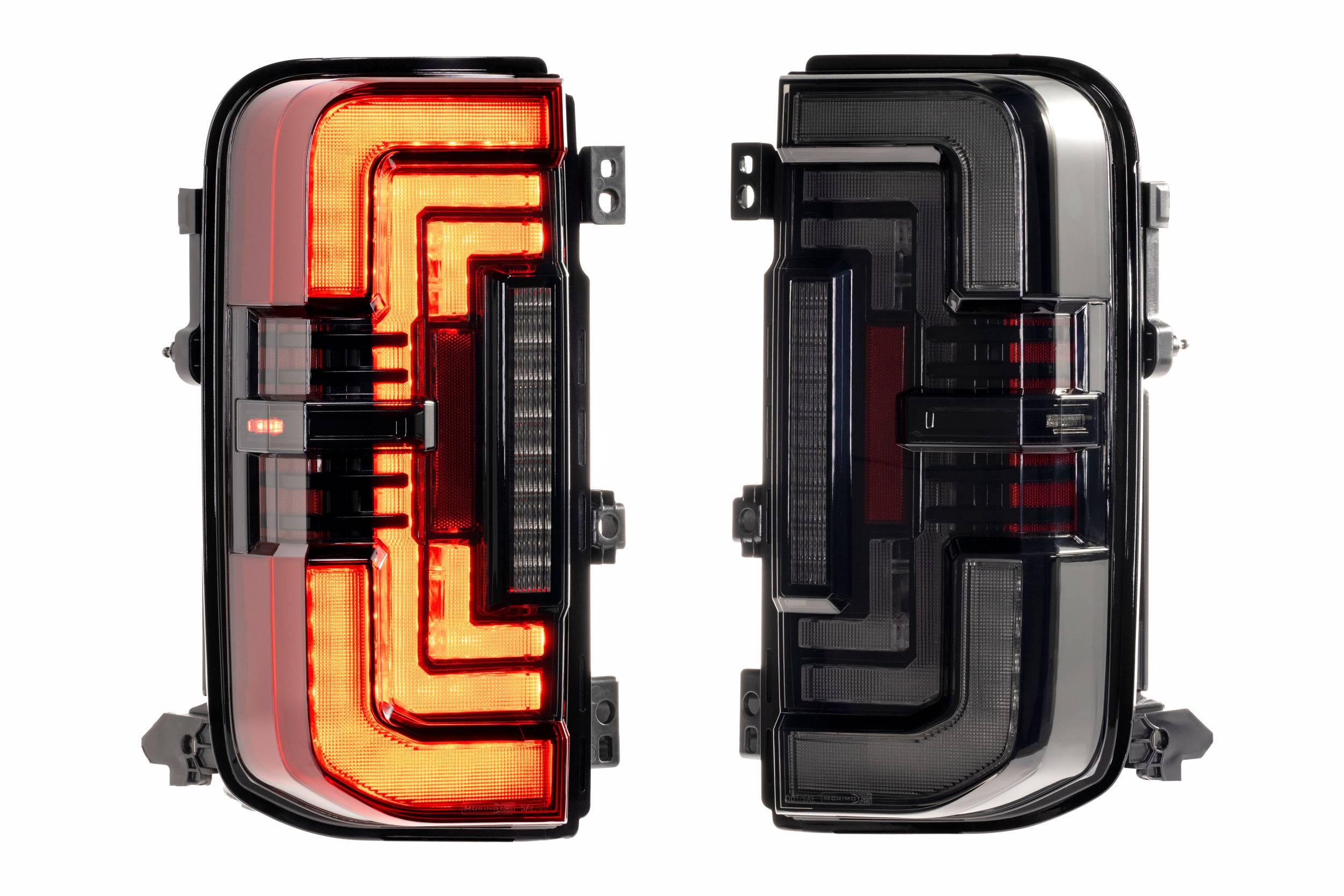 XB LED Tail Lights: Ford Bronco (2021+) (Smoked or Red) - Apollo Off-Road