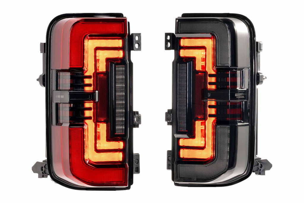 XB LED Tail Lights: Ford Bronco (2021+) (Smoked or Red) - Apollo Off-Road