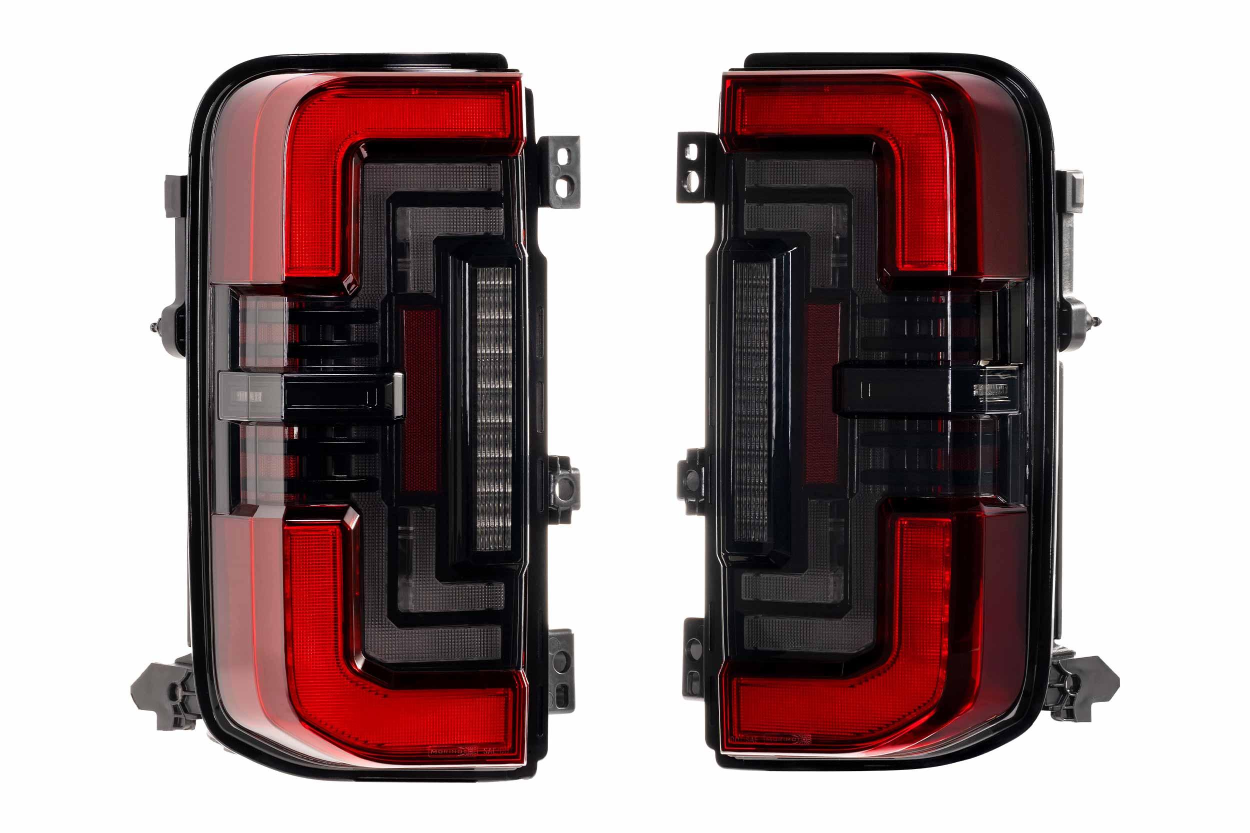 XB LED Tail Lights: Ford Bronco (2021+) (Smoked or Red) - Apollo Off-Road
