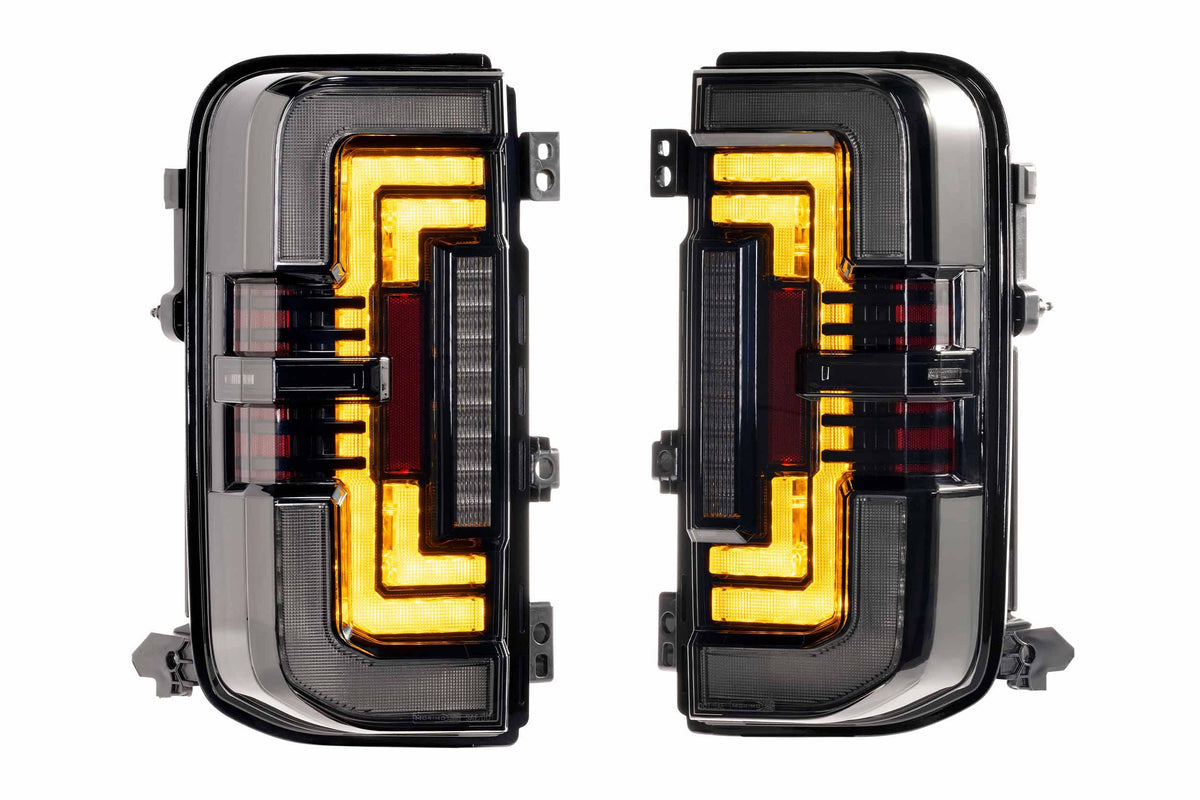 XB LED Tail Lights: Ford Bronco (2021+) (Smoked or Red) - Apollo Off-Road