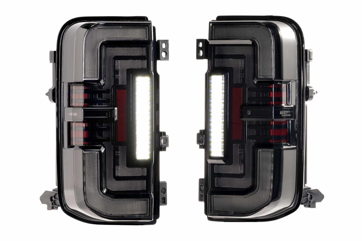 XB LED Tail Lights: Ford Bronco (2021+) (Smoked or Red) - Apollo Off-Road