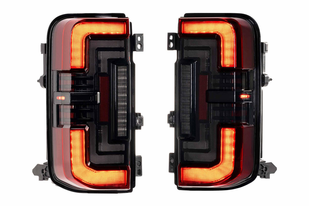 XB LED Tail Lights: Ford Bronco (2021+) (Smoked or Red) - Apollo Off-Road